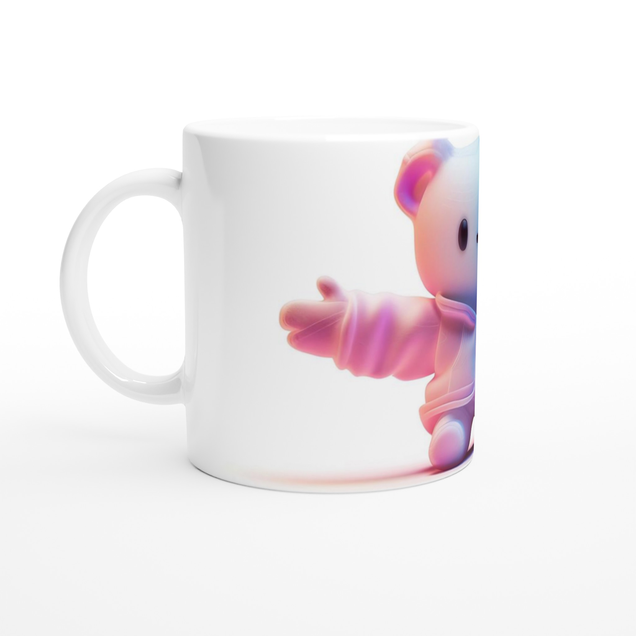 Kramgo Nallebjörnsmugg – Lekfull Design i Pastellfärger – 11oz Keramikmugg 1 8e2b4887-3a12-44ba-82a2-5c267153d805