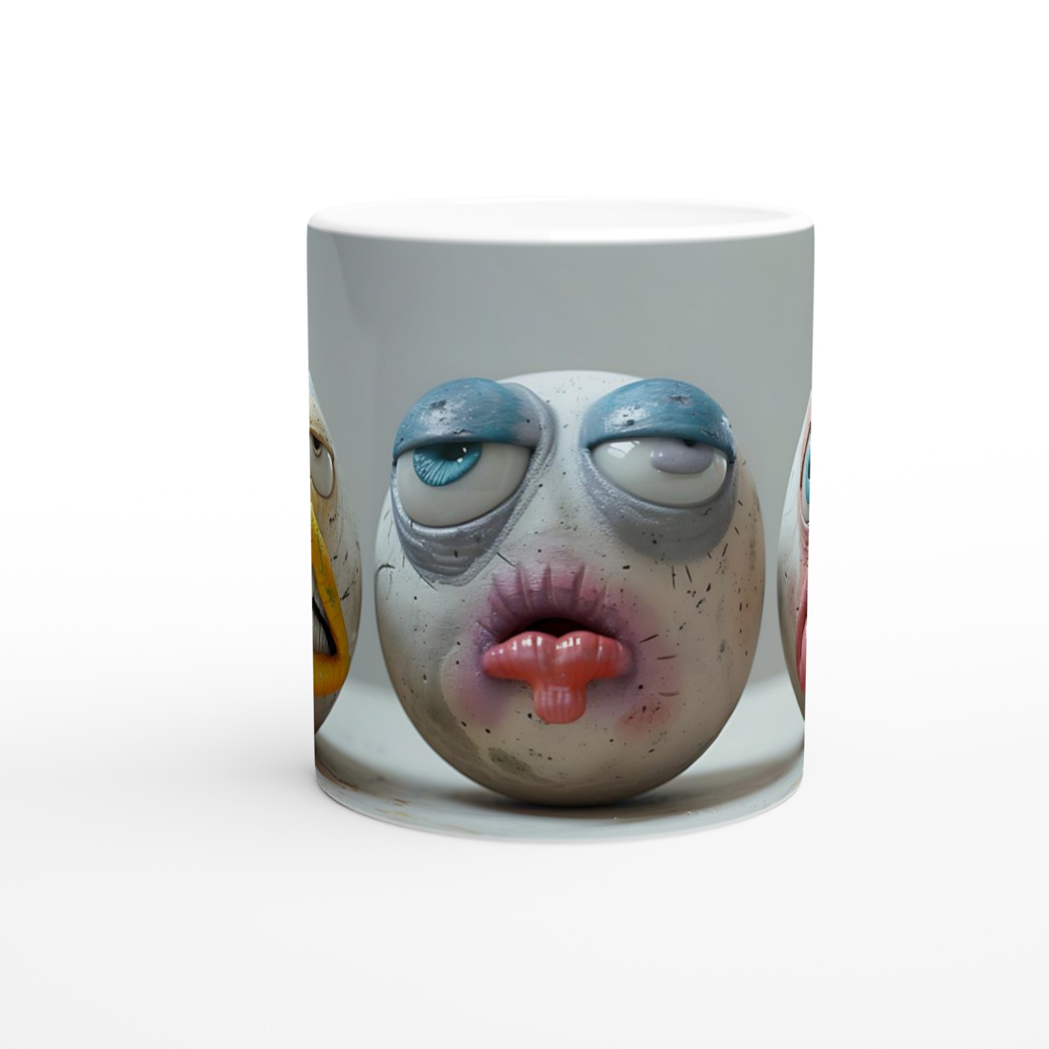 Humoristisk Emoticon Keramikmugg – Utforska vårt färgstarka sortiment av 11oz-muggar! 8 8e47bf06-6f03-4673-8780-6dc042456fea