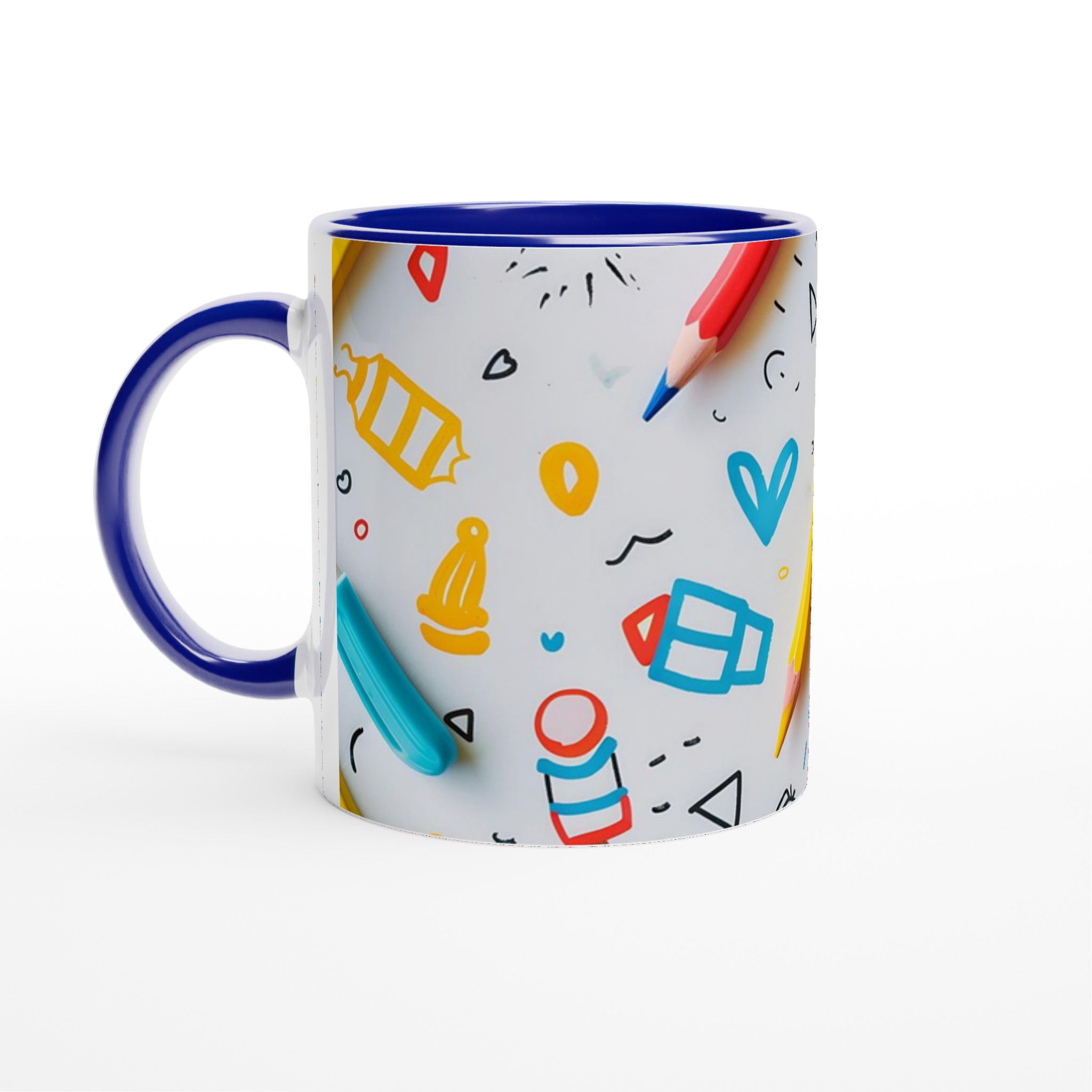 Kreativ Mugg med Tecknade Mönster – 11oz Keramikmugg för Vardagsglädje i Din Favoritfärg! 4 8e61b656-42ad-4430-9ed3-e682f75e0e49