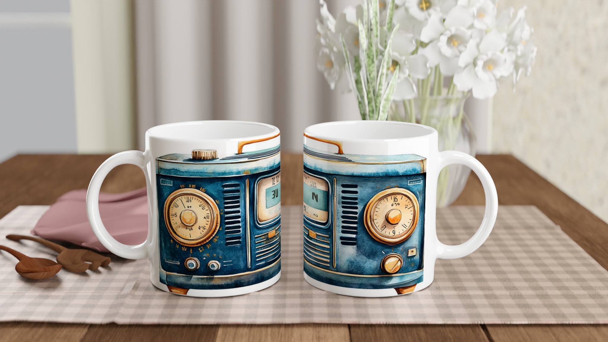 Retro Radiomugg – En Klick Nostalgi i Keramik för Kaffeälskaren, Välj bland 7 Färgstarka Nyanser 10 8e7c82e5-6e11-46f7-9a8e-399113258816