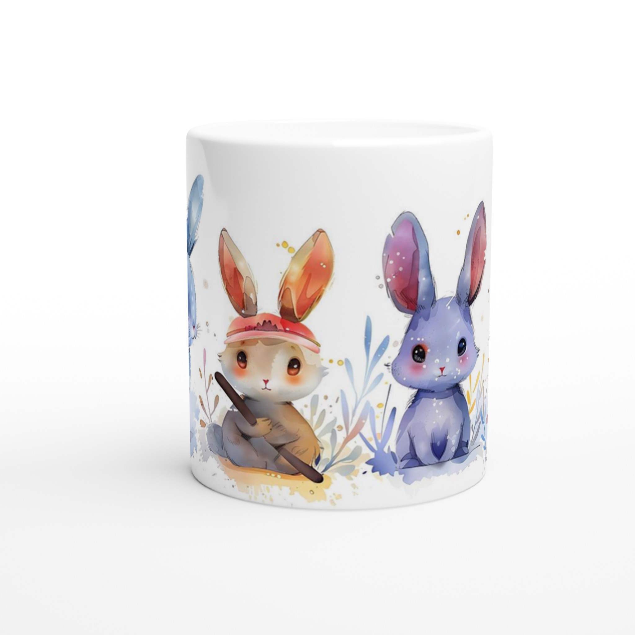 Söta Akvarellkaniner Mugg – 11oz Keramisk Kaffekopp i Flera Färger 8 8e995a47-f86d-4ff1-8b60-407851ea0ac6