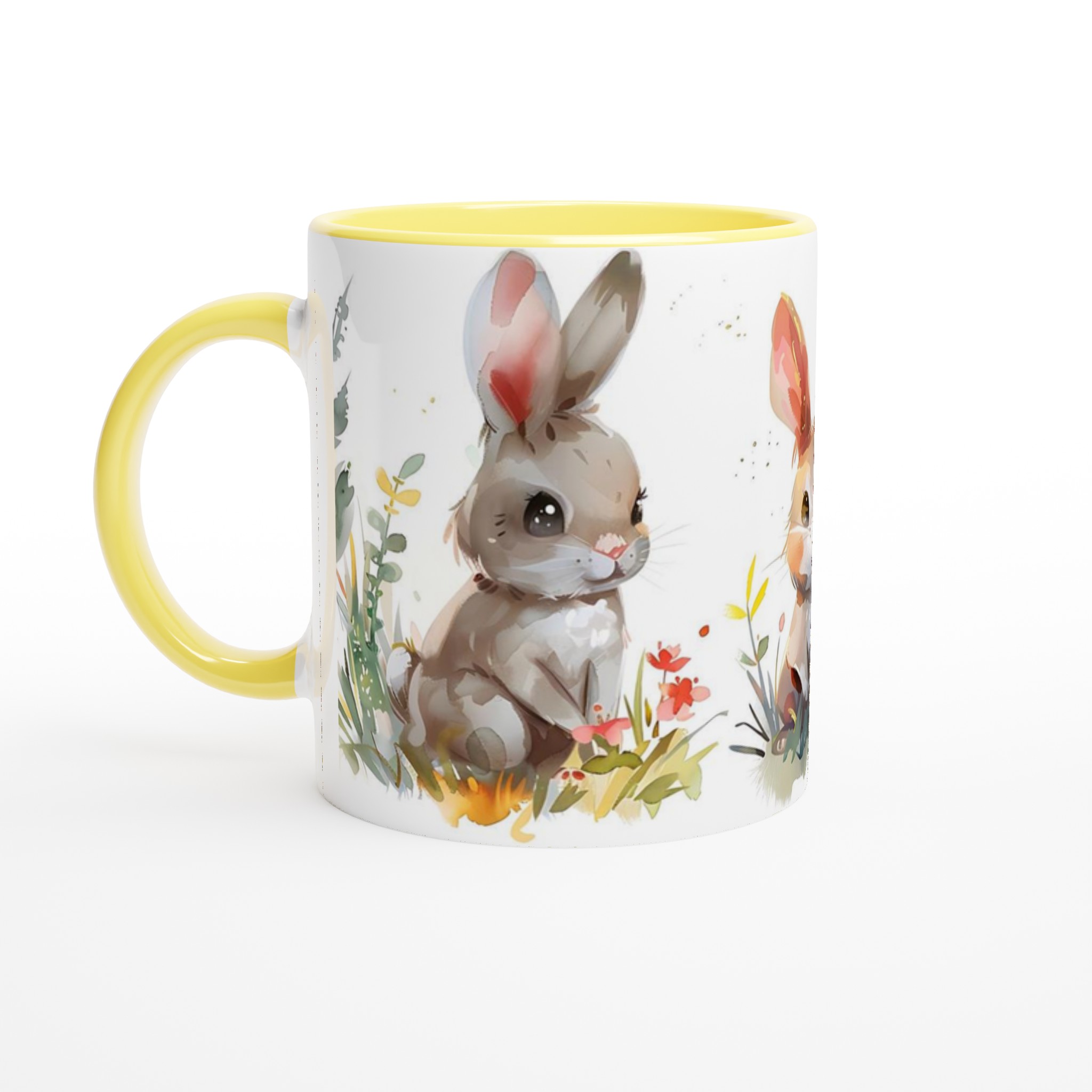Söta Akvarellkaniner Mugg – Charmig 11oz Keramisk Mugg för Kaffe & Te 5 8edc0c3c-084c-49c1-bc25-96c7c9614be2