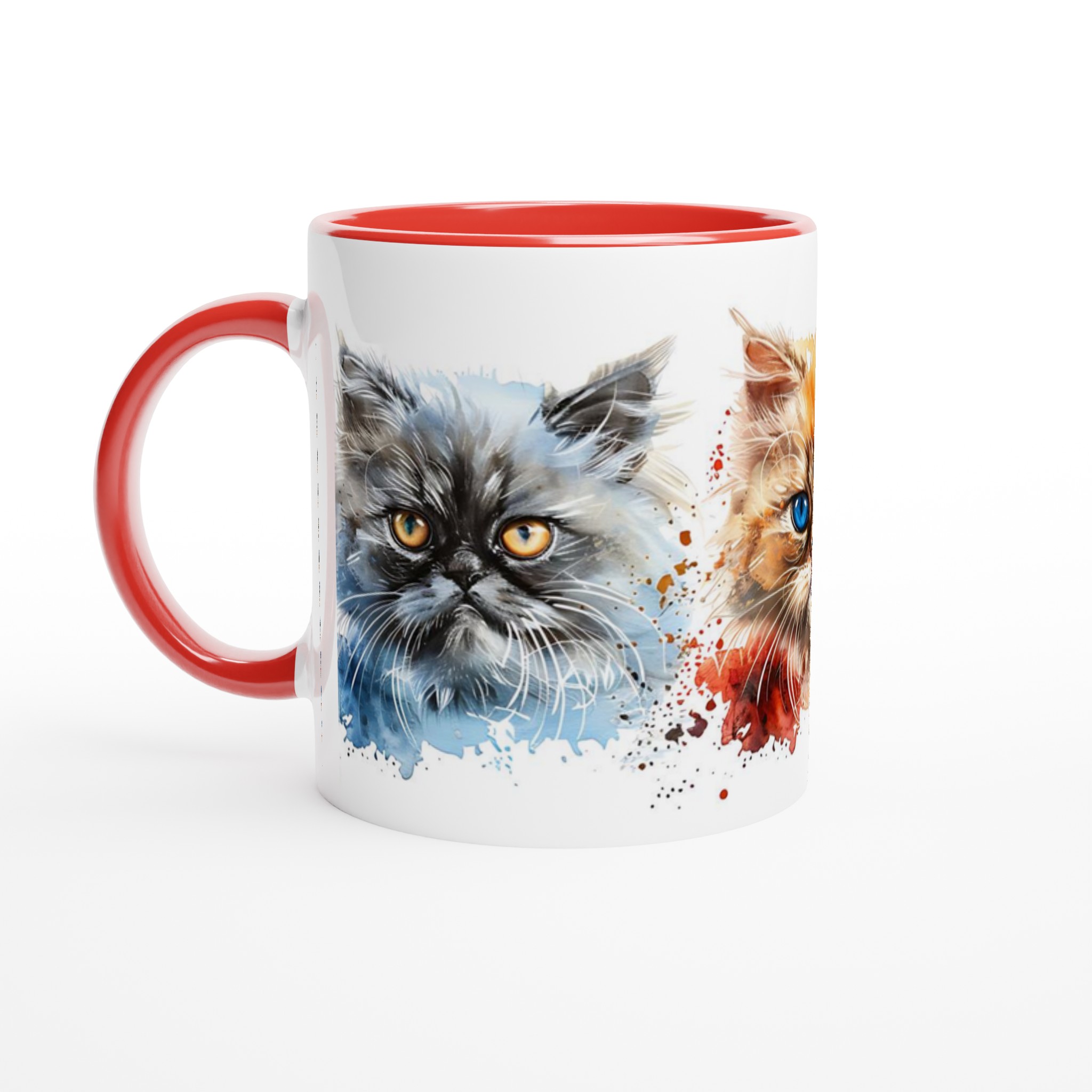 Kattälskarens Drömmugg: Akvarellkatter i Flera Färger – 11 oz Keramisk Mugg 2 8ee300b3-b8de-4184-bb60-4140dbca0b18