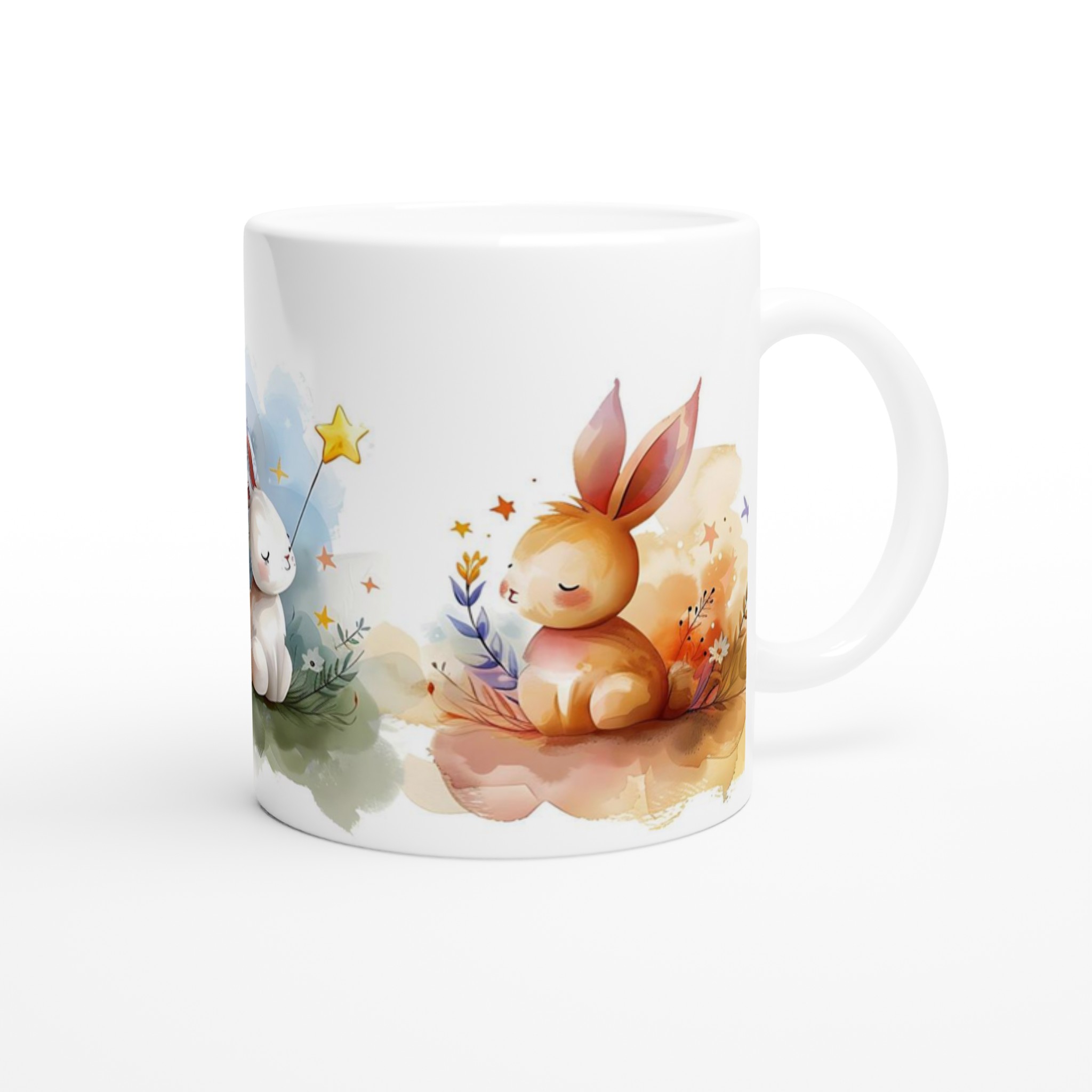 Magiska Kaniner Keramisk Mugg – Drömsk Akvarelldesign i Flera Färger 9 8f1719ea-2e64-4e06-9da6-539b9d978527