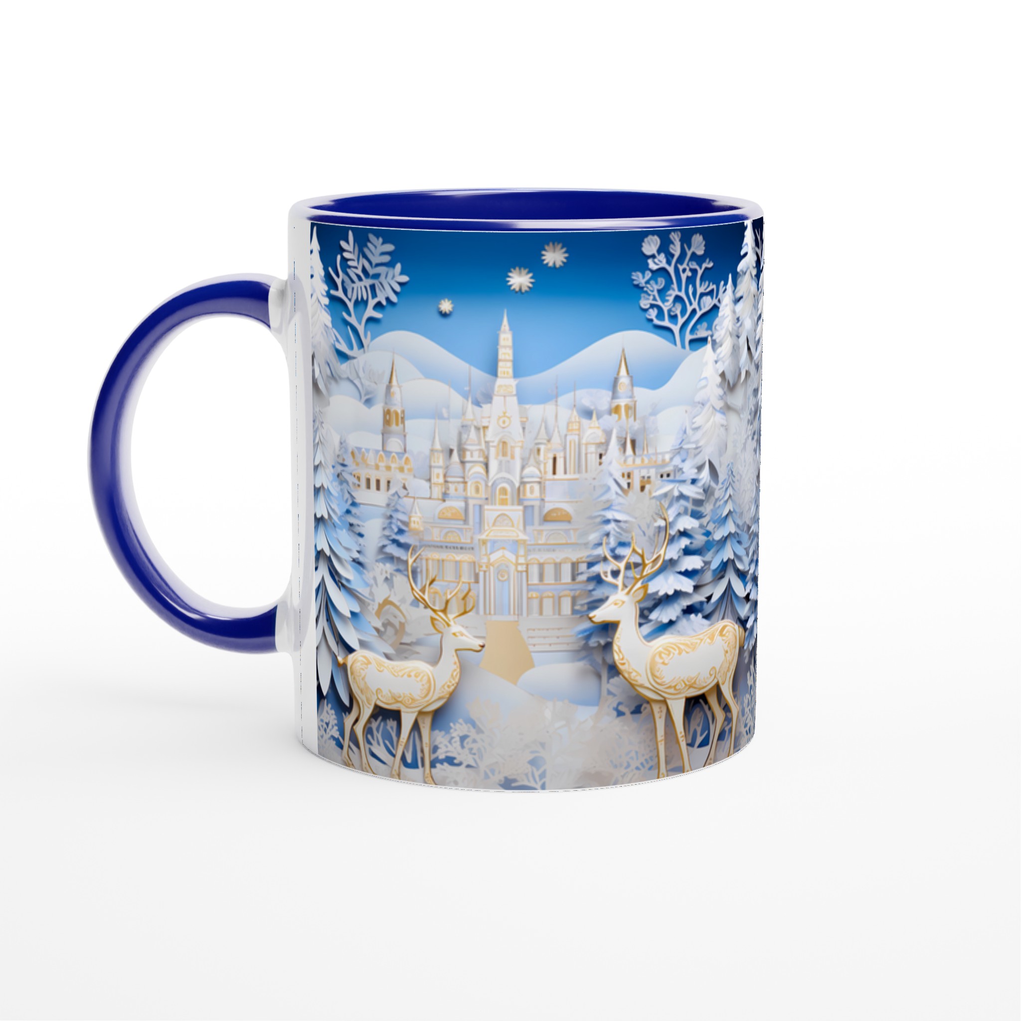 Vinterlandskap Magi Keramikmugg – Din Kaffestund med Snötäckta Granar & Eleganta Rådjur i Valfri Färg! 4 8f1f2ff0-d6eb-4be8-ad80-f7ccc1f19755