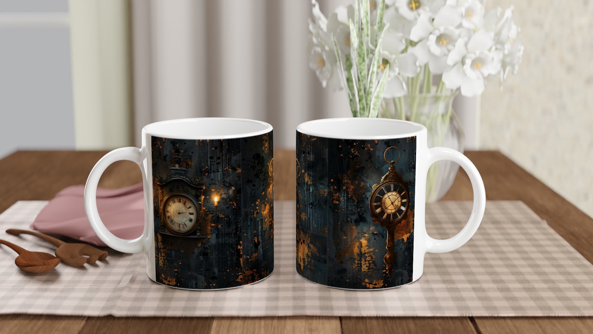 Tidlös Elegans: Steampunk-inspirerad 11oz Keramikmugg i ditt val av färg 10 8f33dce3-c2f5-49ce-9064-f7b60936b928