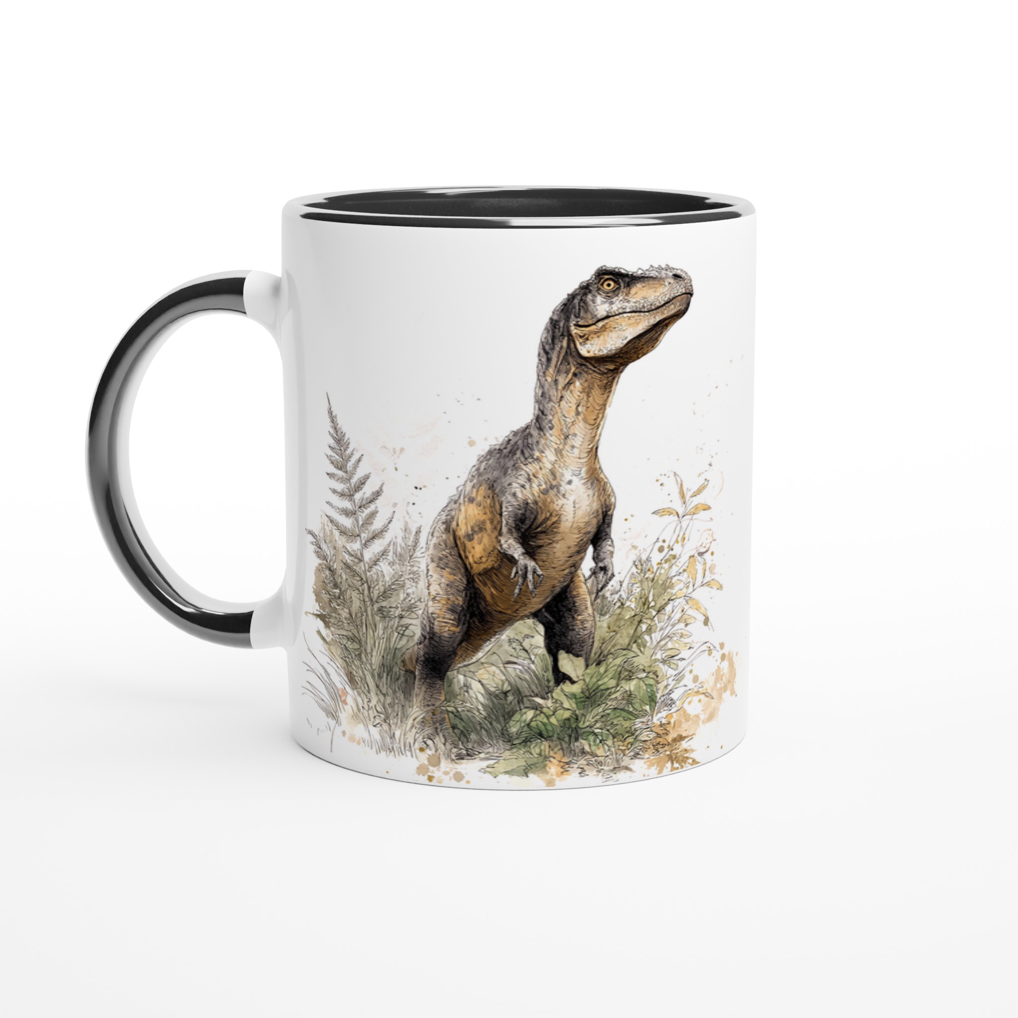 Dinosaurier i Vattenfärg 11oz Keramisk Mugg – Välj bland 7 Färgstarka Alternativ! 7 8f6cca37-c115-4ef0-a0ec-2870c29e10b3
