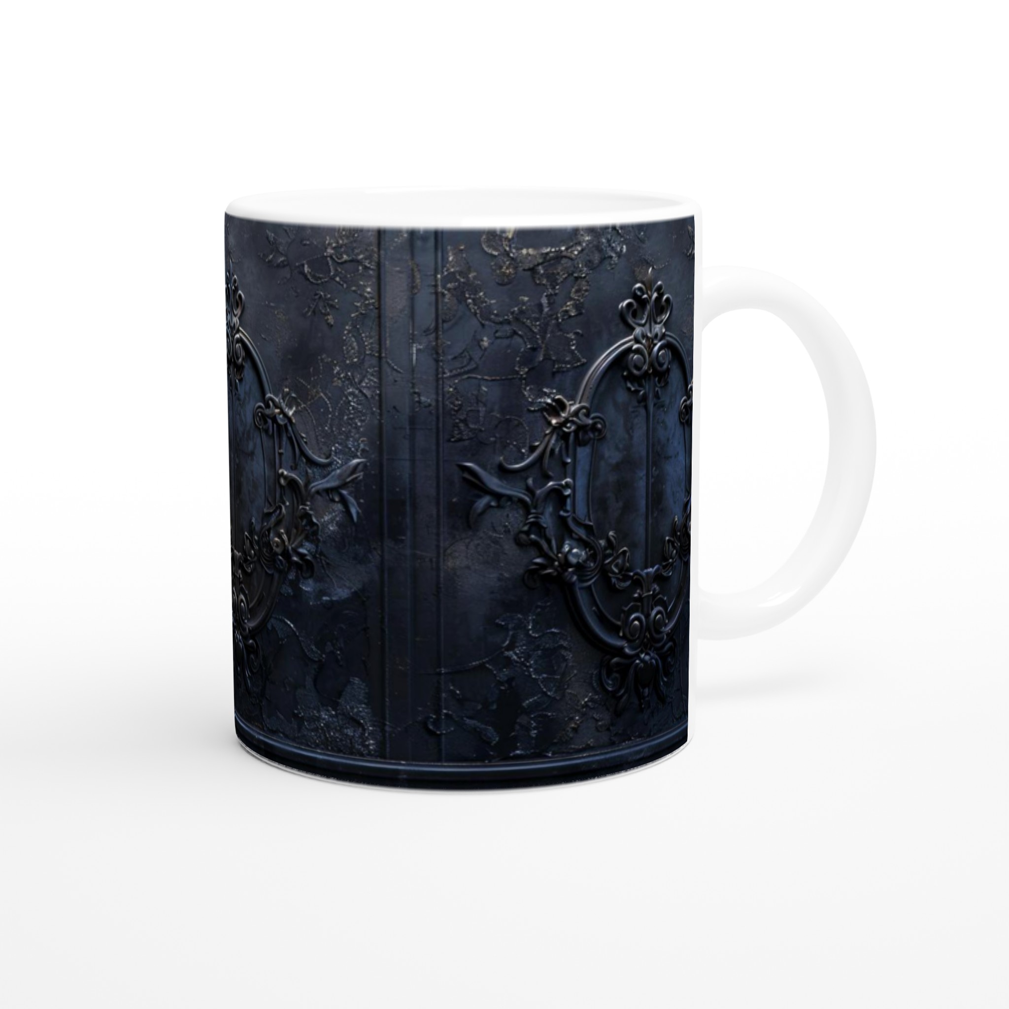 Barock Inramad Svart 11oz Keramikmugg - Skapa din drömdesign i en färg som sticker ut! 9 8fe48103-f4cc-4828-b04c-7ec3f03d054b