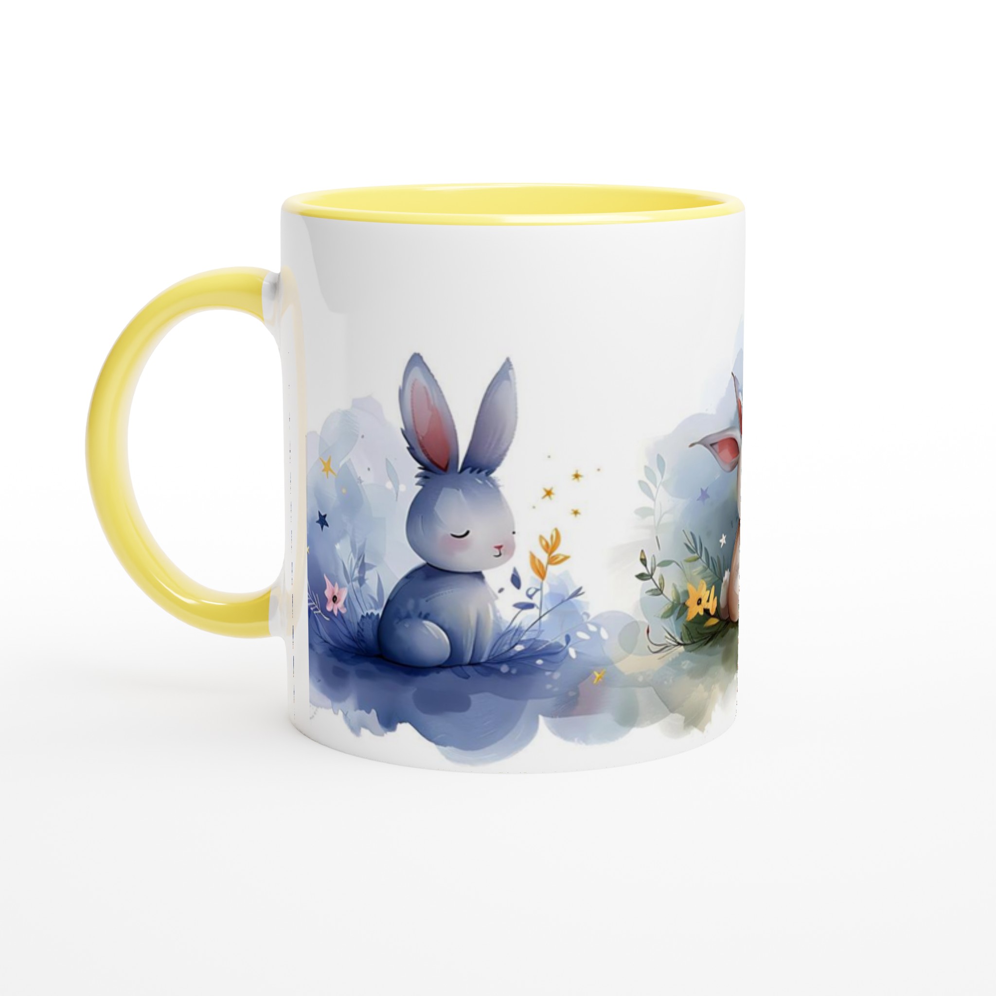 Magiska Kaniner Keramisk Mugg – Drömsk Akvarelldesign i Flera Färger 5 901730a3-7abb-43d2-ad07-86d573826665