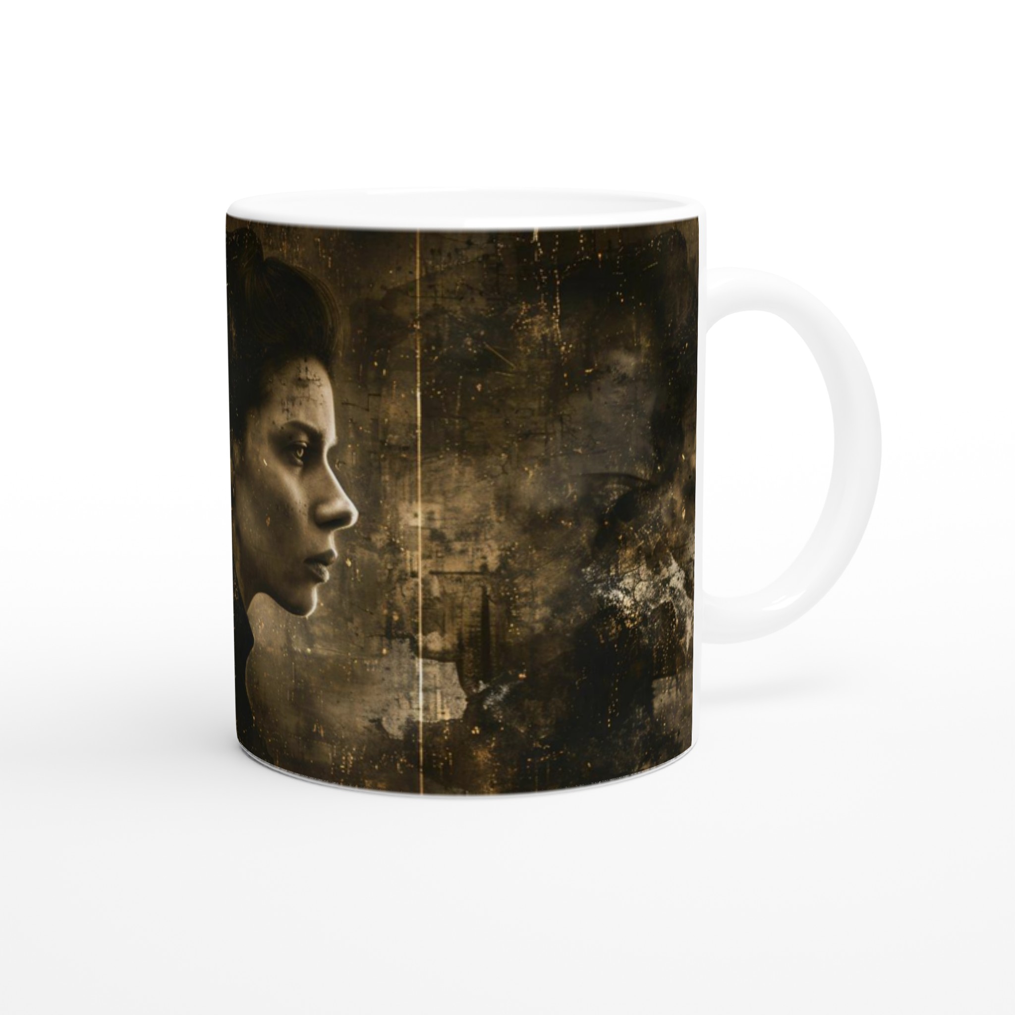 Mystisk Guld Dam Mugg – 11oz Keramisk Kaffekopp i ditt val av sju sofistikerade färger 9 9042e400-607f-4d08-9ea3-d47c7eaec627