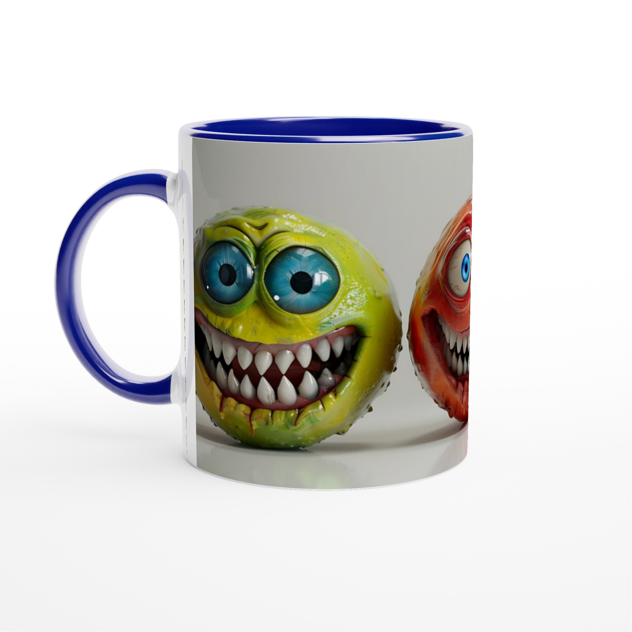 Skräckinjagande Smil: 11oz Keramisk Mugg med Livfullt Monsteransikte – Välj din Färg! 7 90458de7-a9c9-4f5d-a906-a653bbe4dfeb