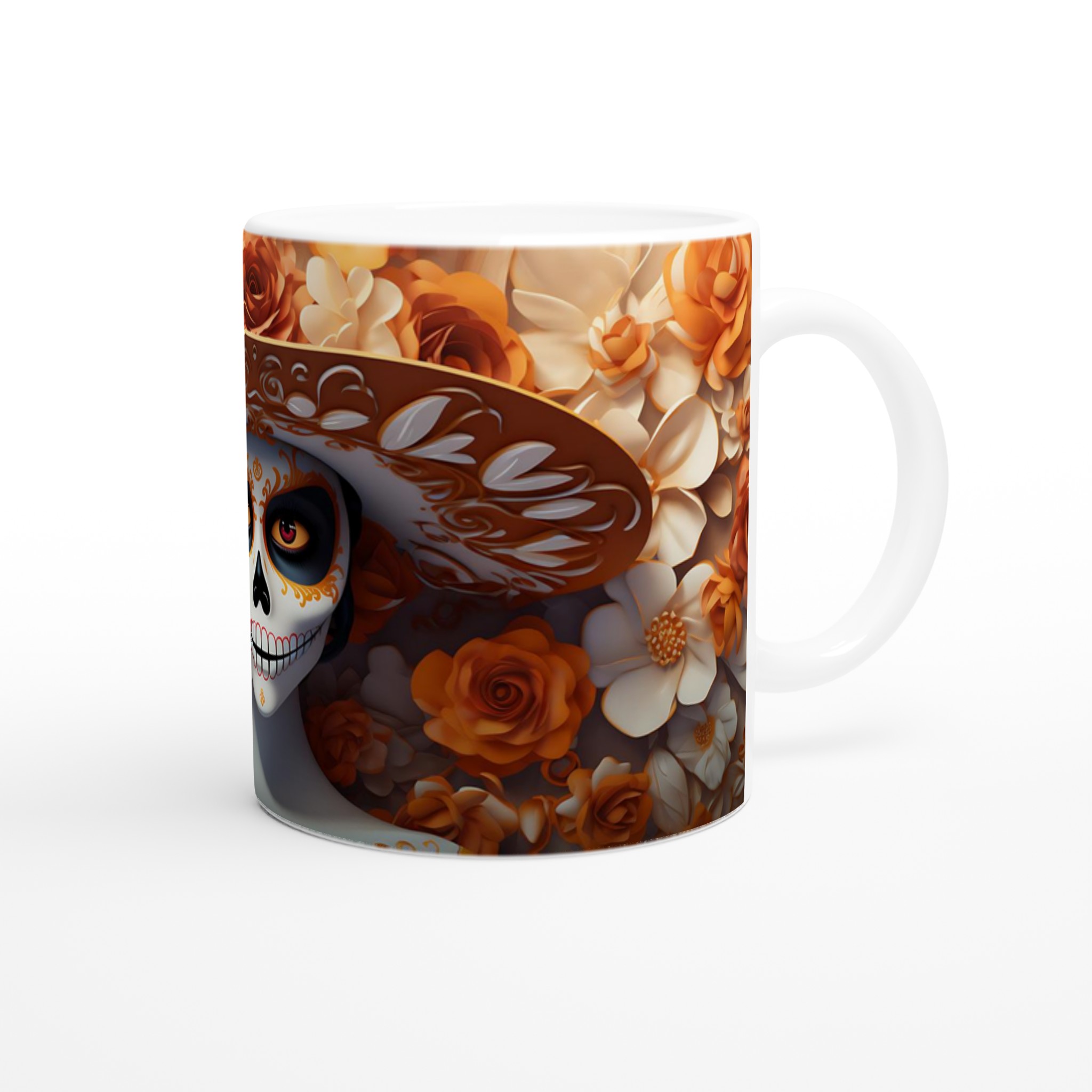 Catrina Inspirerad Keramikmugg – Elegant Day of the Dead Design i Din Valda Färg! 9 90649112-72bb-4f82-8363-c861d5dfef4c