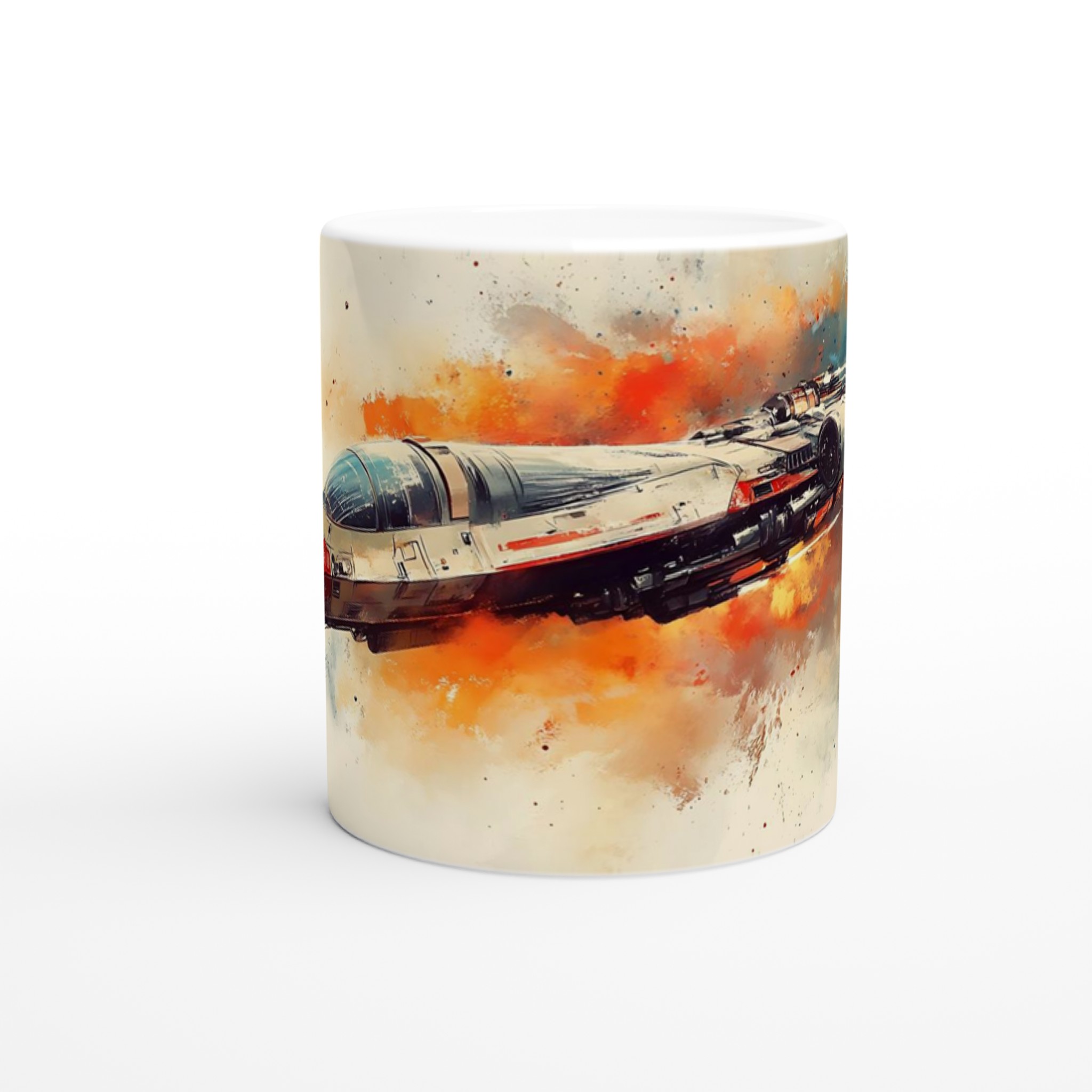Space Voyage: Dynamic Fighter Jet Mugg – Välj din färg! 8 90bc1b5f-a764-4d85-98f9-1a27474d38b0