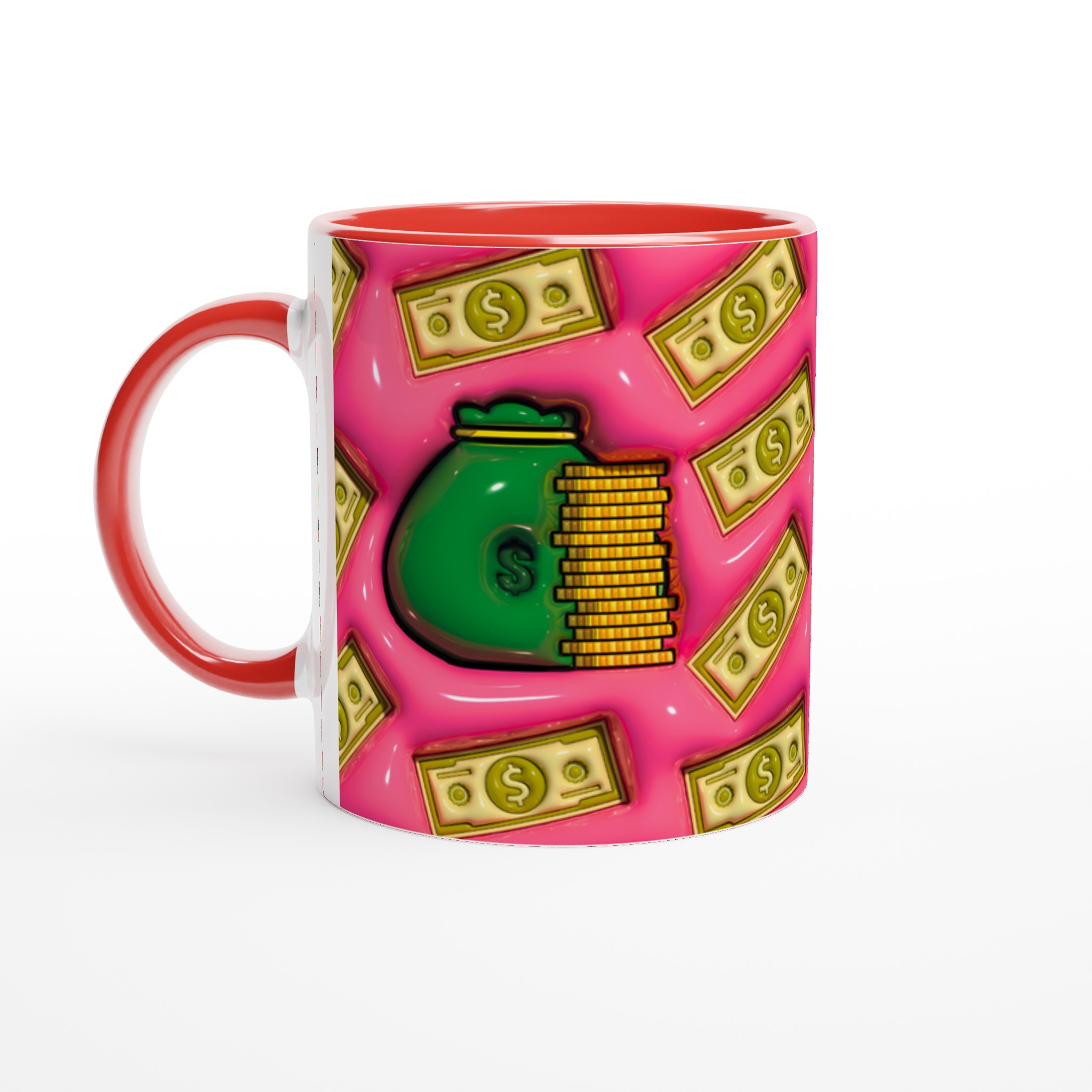 Money Abundance Keramikmugg – Glänsande Lyx i Rosa och Guld, Välj din färg! 2 911519d1-0c87-42ce-a492-094fca99127a