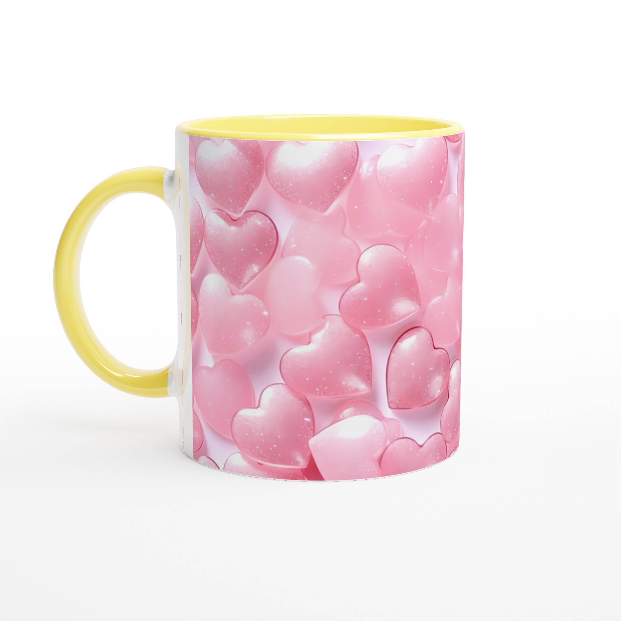 Romantisk 11oz keramikmugg i glittrande rosa – Välj din färg! 5 911e42c5-6ac9-46d2-97b4-8b38f0f32d51