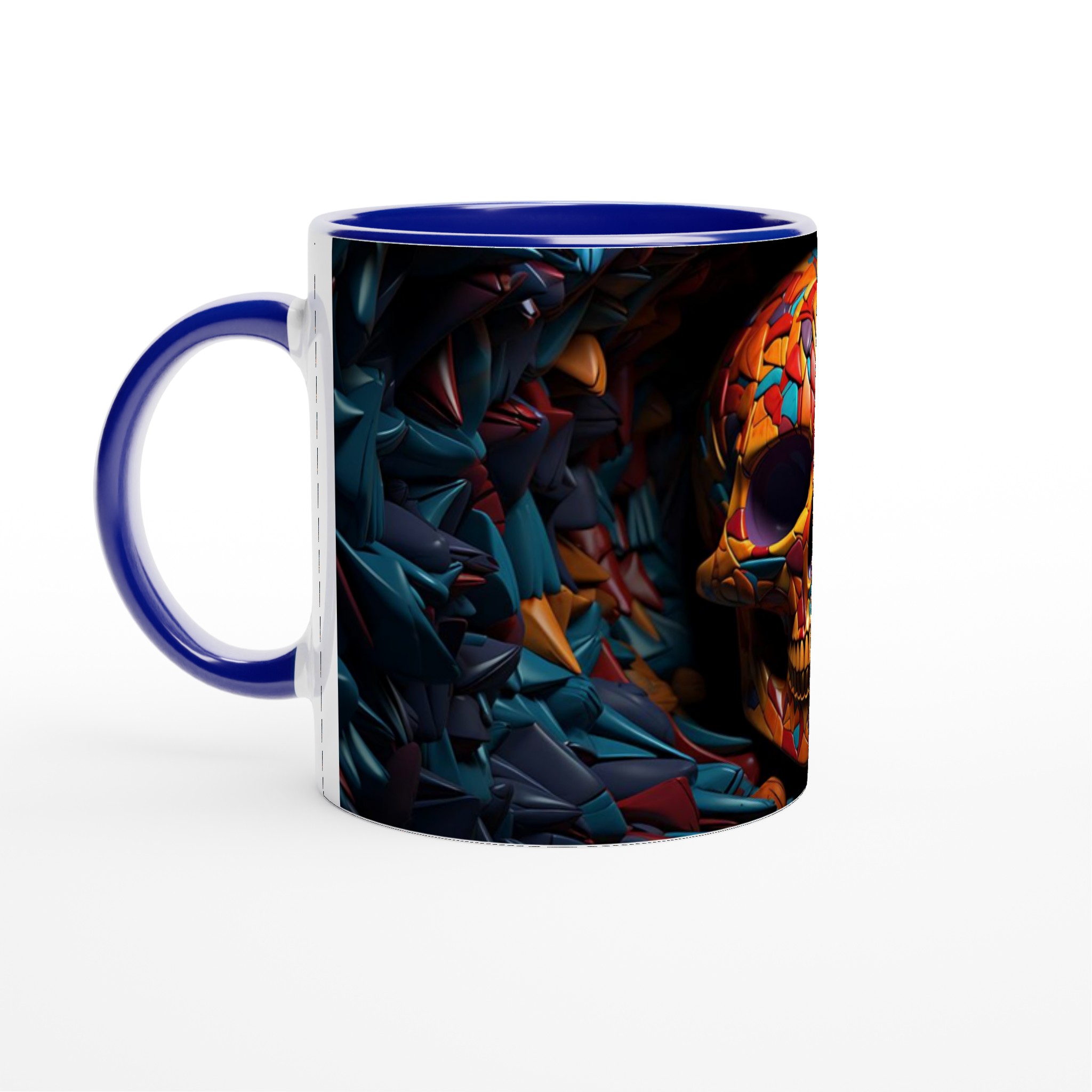 Färgsprakande Kalle-Skalle Keramikmugg - Unik Konstnärlig Design i 7 Färgval 4 9131a355-9ad9-416c-a2b6-46cada4eecf1
