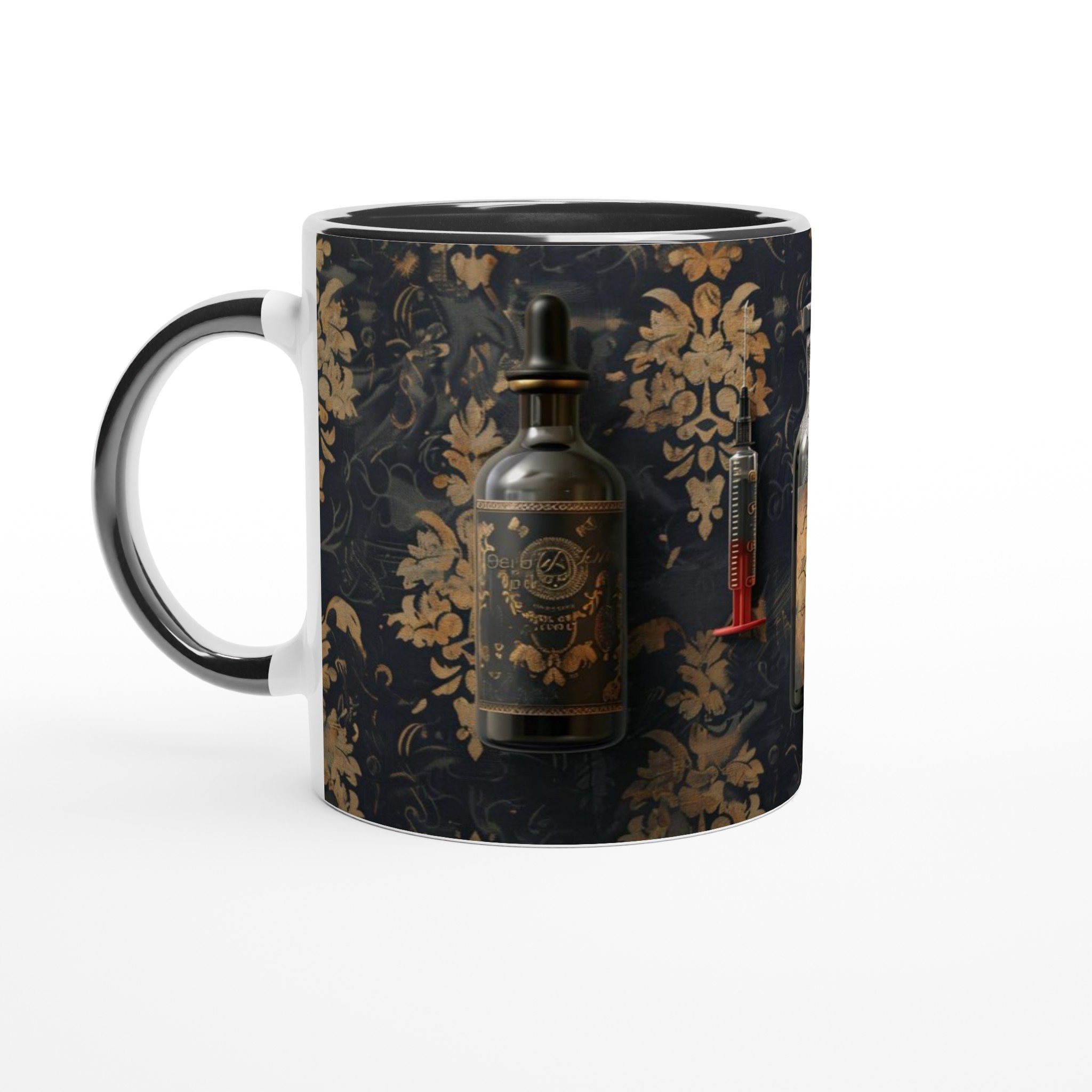 Mörk & Mystisk Elegans: Gyllene Gotisk Mugg – 11oz Keramisk Kaffekopp i Valfri Färg 7 9143bd96-c82d-4e7e-905d-2907ed4d2025
