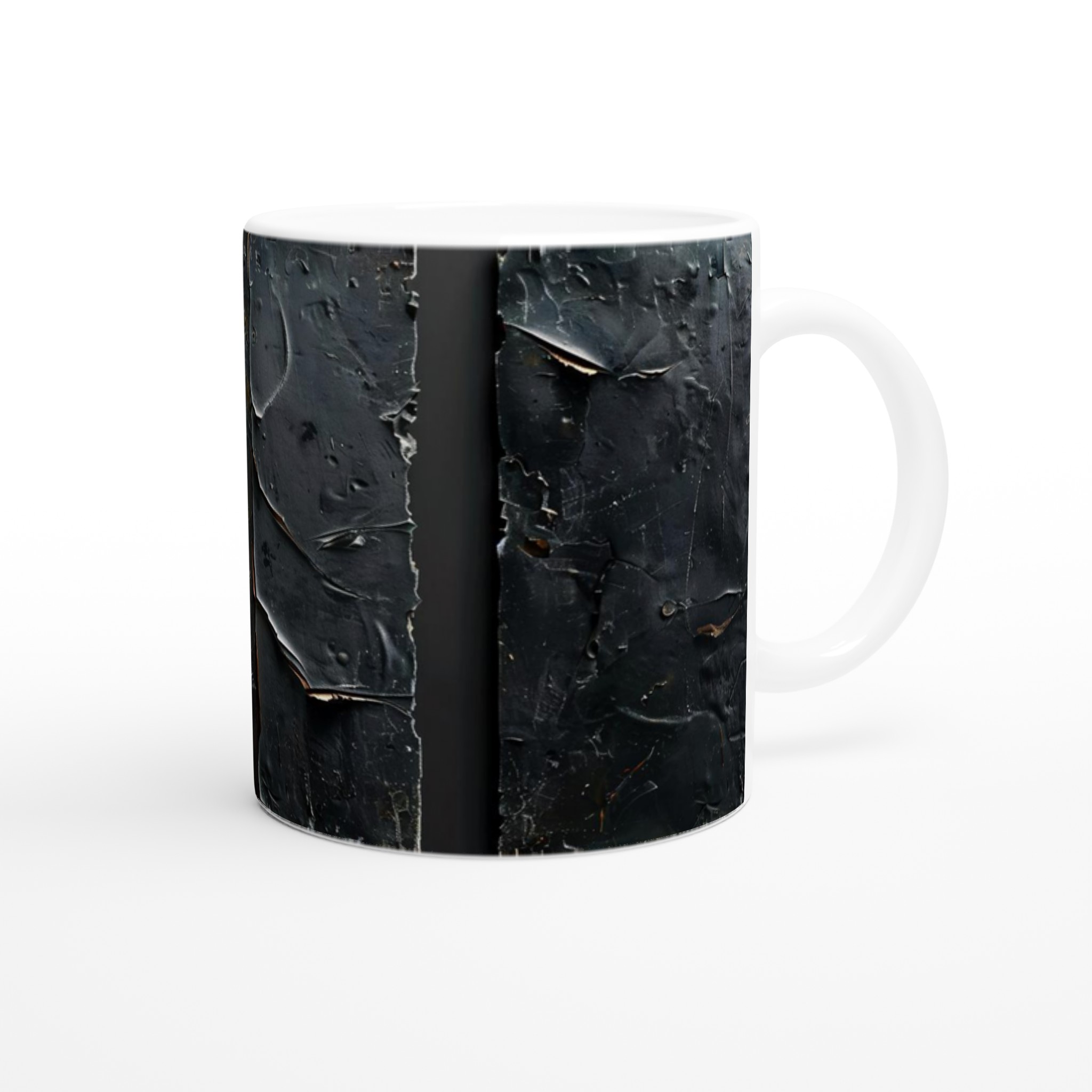 Abstrakt Mugg i Mörk Ton – 11 oz Keramikmugg med Metallisk Lyster 9 9169903a-10d7-48f6-a2f0-ccff0e43f8ee