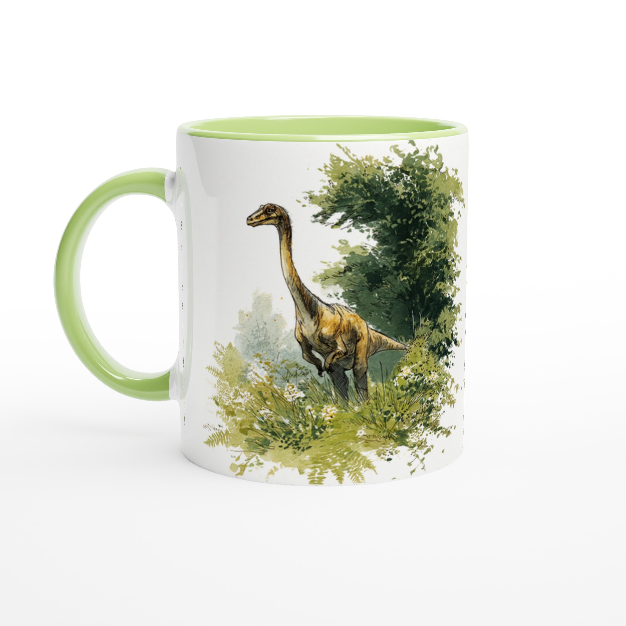 Dinosaurie i Akvarell 11oz Keramisk Mugg – Välj bland 7 Livfulla Färger! 3 91a70d1c-618c-4661-a4d4-ba74af184342