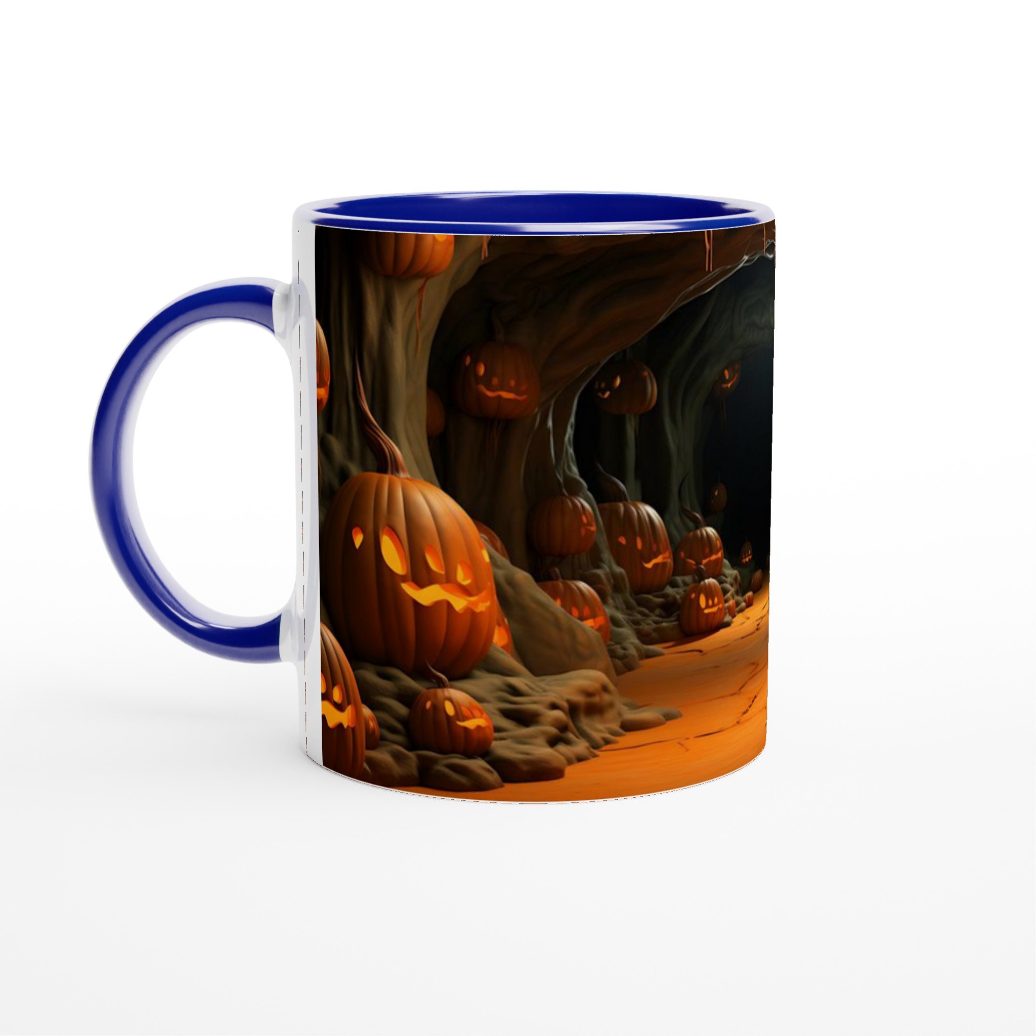 Mystisk Halloweengrotta Keramisk Mugg - Välj Färg & Låt Spökerierna Börja! 4 91aa7809-c346-43e5-9445-6385683b3614