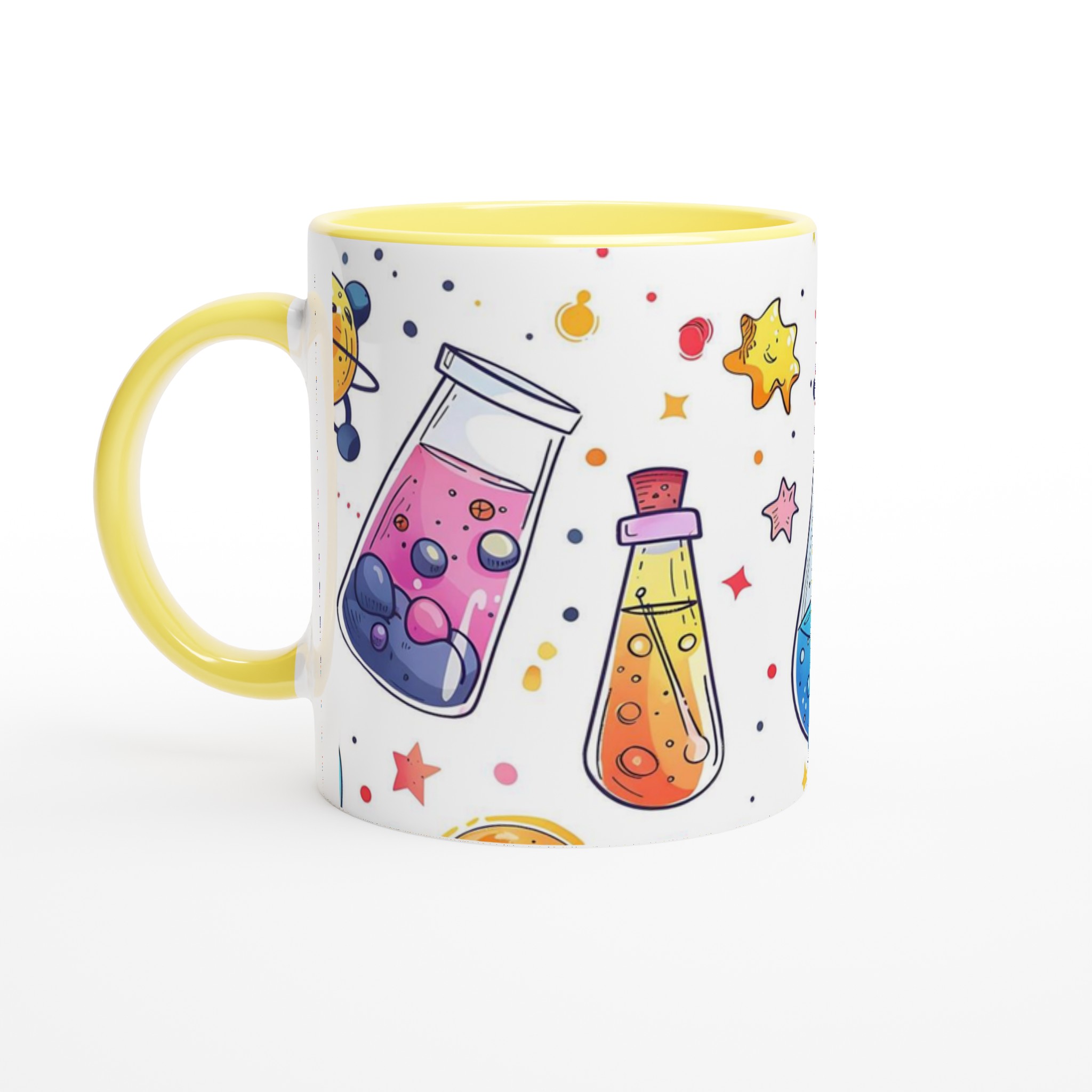 Kreativ Experimentmugg – Vetenskaplig Design i Klara Färger, 11oz Keramikmugg 5 91dec9af-eae9-42cb-a0cc-cf92dad34096