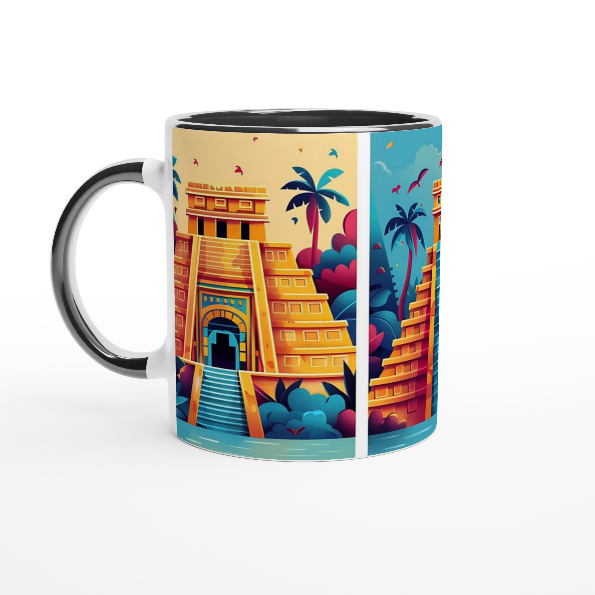 Aztec Inspired Keramikmugg – Färgglad Maya Tempeldesign 8 92134741-bcc4-4c06-b278-338860ef8a29