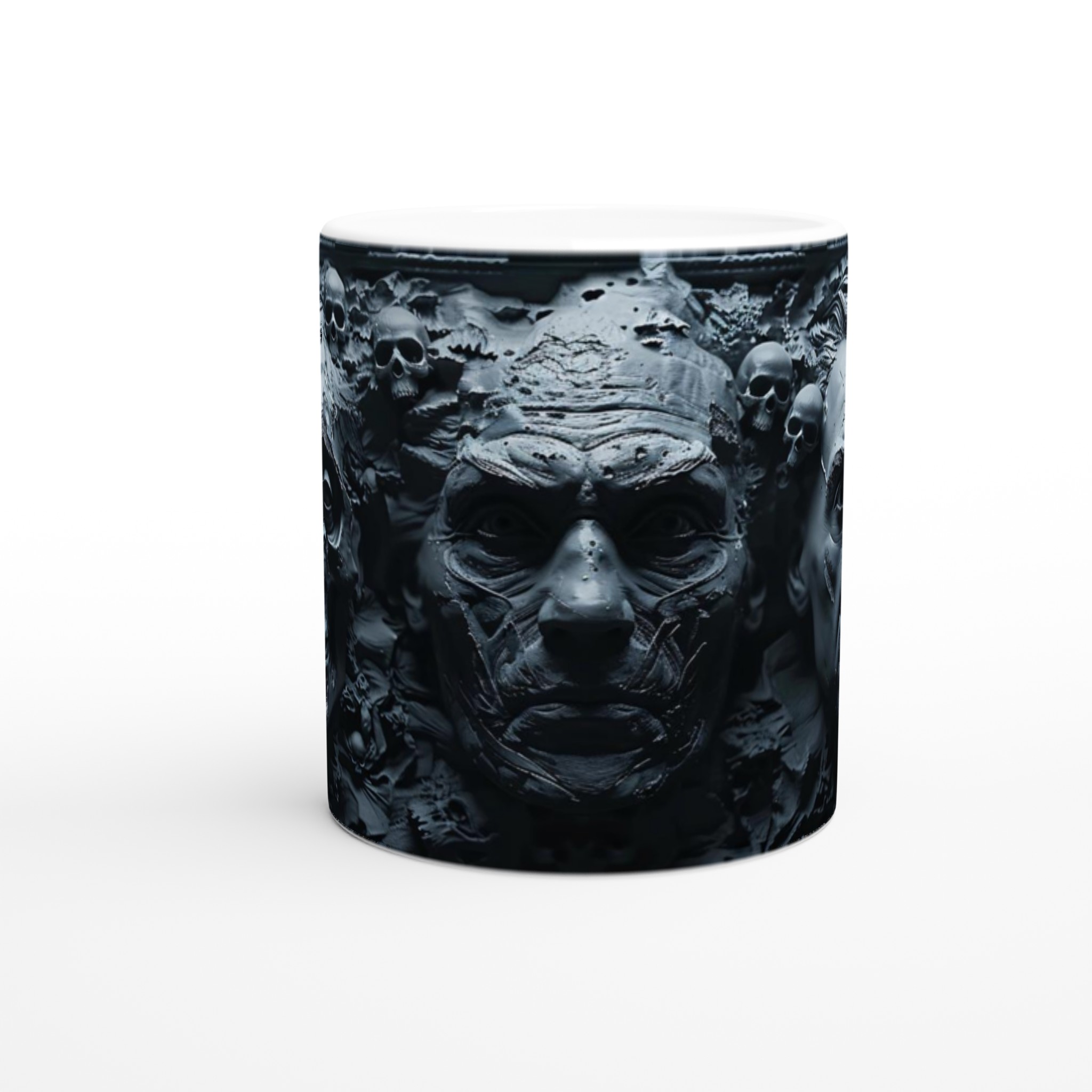 Mörk Elegans 11oz Keramisk Mugg - Gotisk Konst & Skallar i Din Valda Färg 8 925f172b-aa26-4676-8e55-f7c62f910ce2