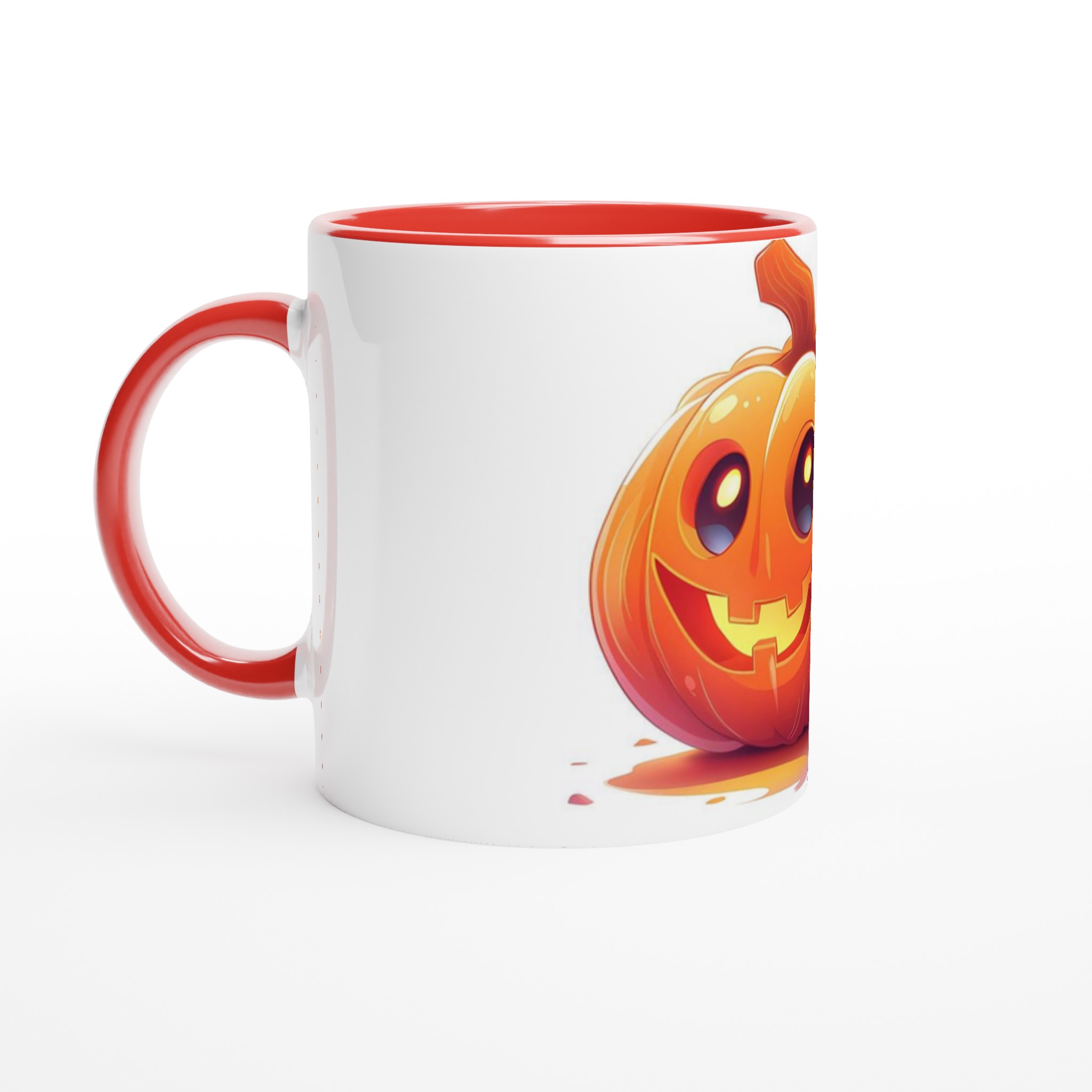 Busig Halloween Pumpa Mugg – Lysande Vit Keramisk Mugg för Skrämmande Goda Drycker 2 92ab289b-7372-4909-a0fa-419c284f6862