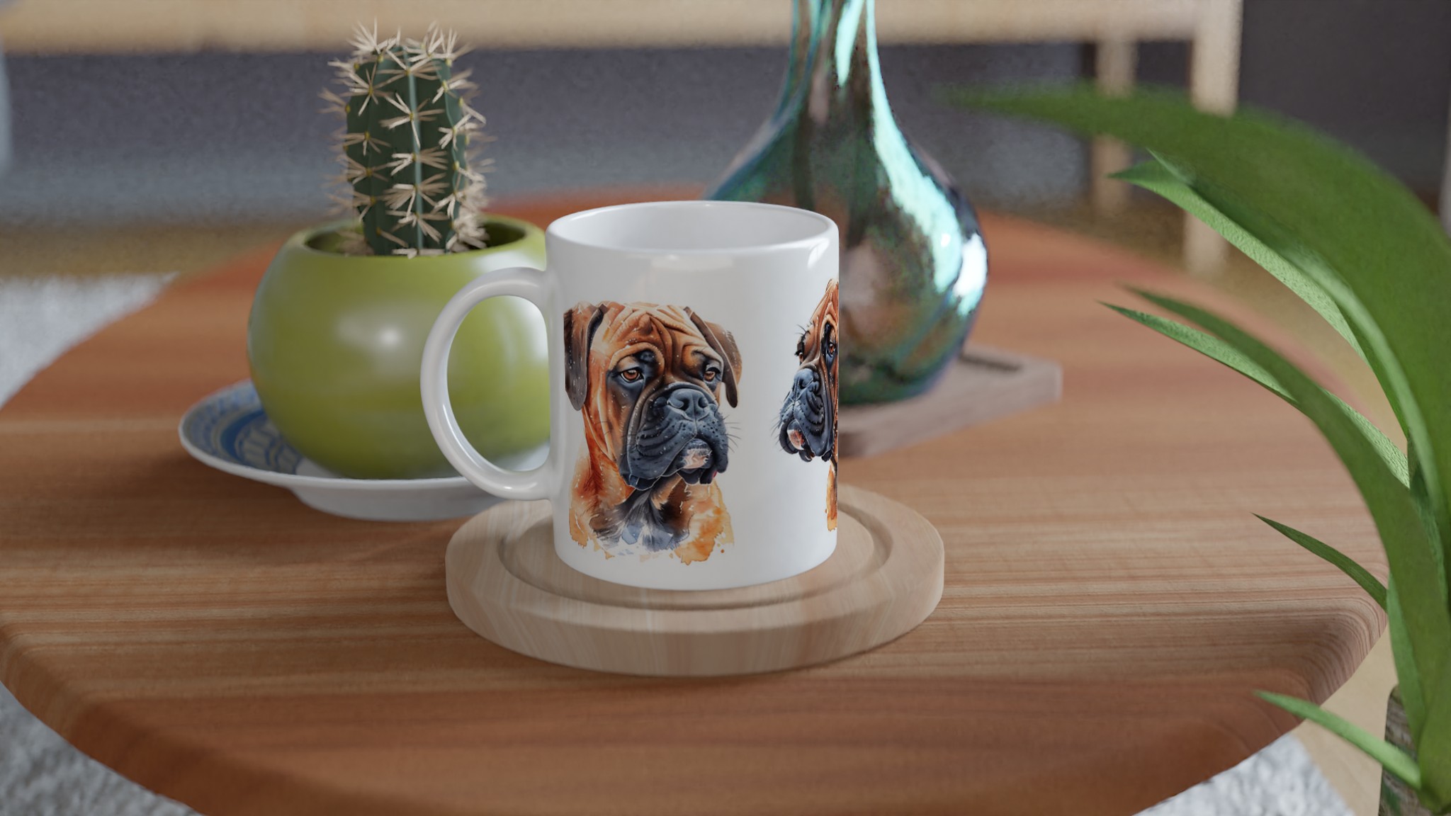 Boxerhund Akvarellmugg – Konstnärlig Kaffestund med din Favoritras, Välj din Färg 9 930f5f64-ddbc-4978-90e1-bfc9cc89a76a