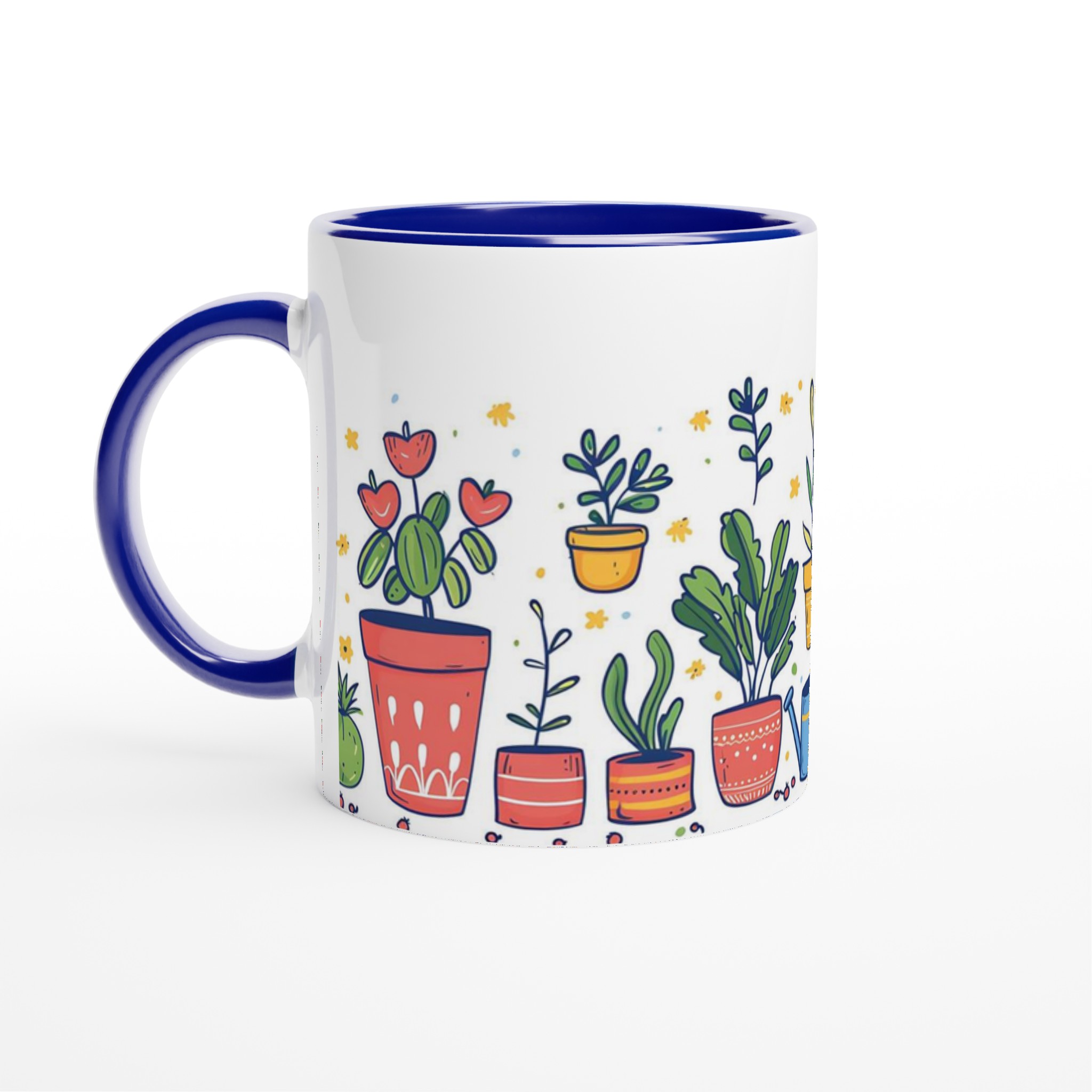 Mug med Livfulla Blomster & Trädgårdstryck – 11 oz Keramikmugg i Valfri Färg 4 934de6f2-21d3-4a7a-b1de-ba7583f4d292