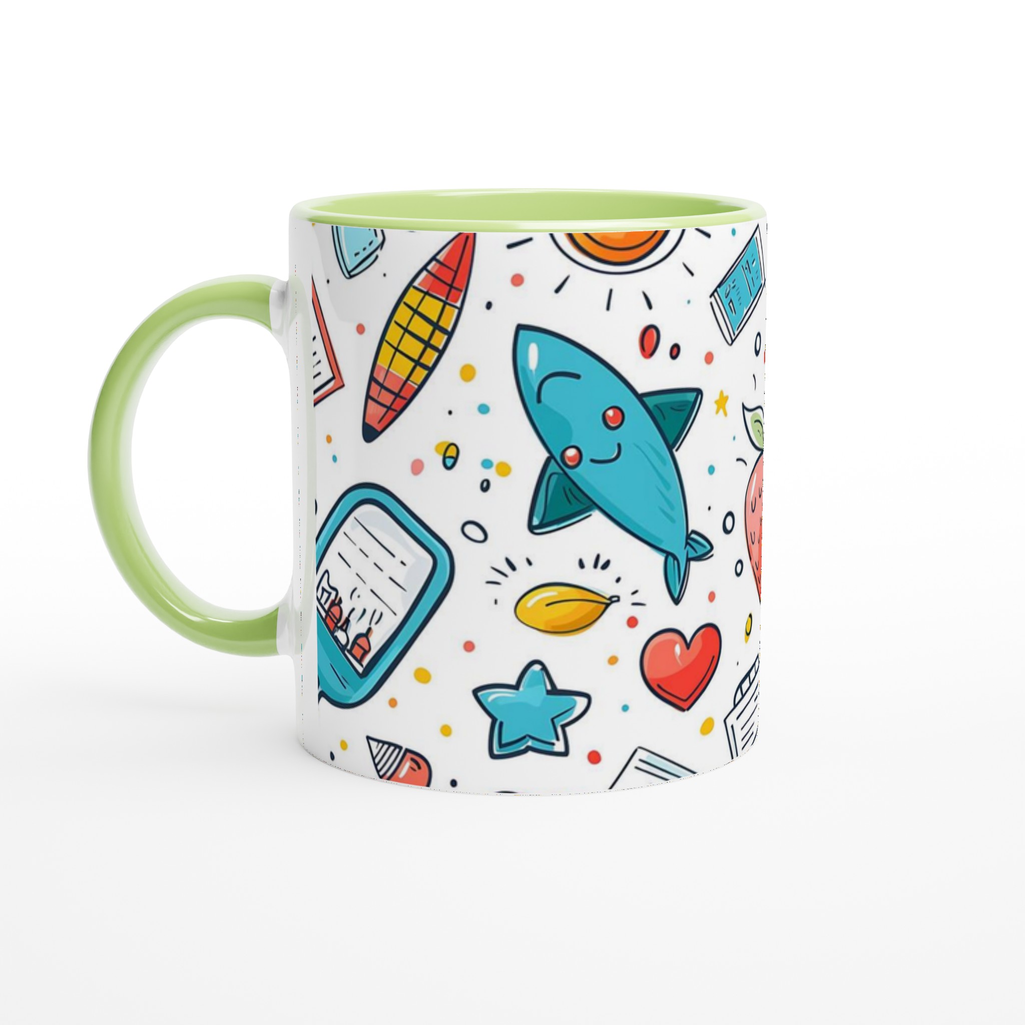 Mångfärgad Kaffemugg med Lekfulla Motiv – Välj Din Favoritfärg i Premium Keramik 3 9365b6b2-1592-4bdd-bcf1-2c053a3199db