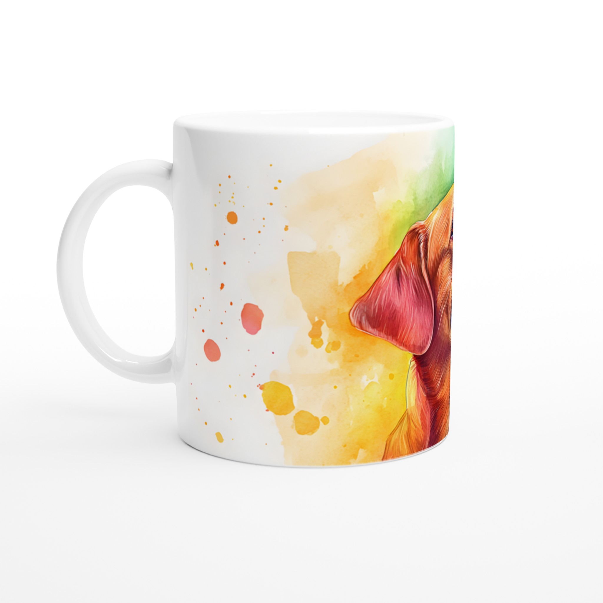 Färgsprakande Labrador Mugg – En Glad Vän i Akvarell | 11oz Keramikmugg i Valfri Färg 1 947b3f85-361c-4866-b58c-2cc29e6d48d6