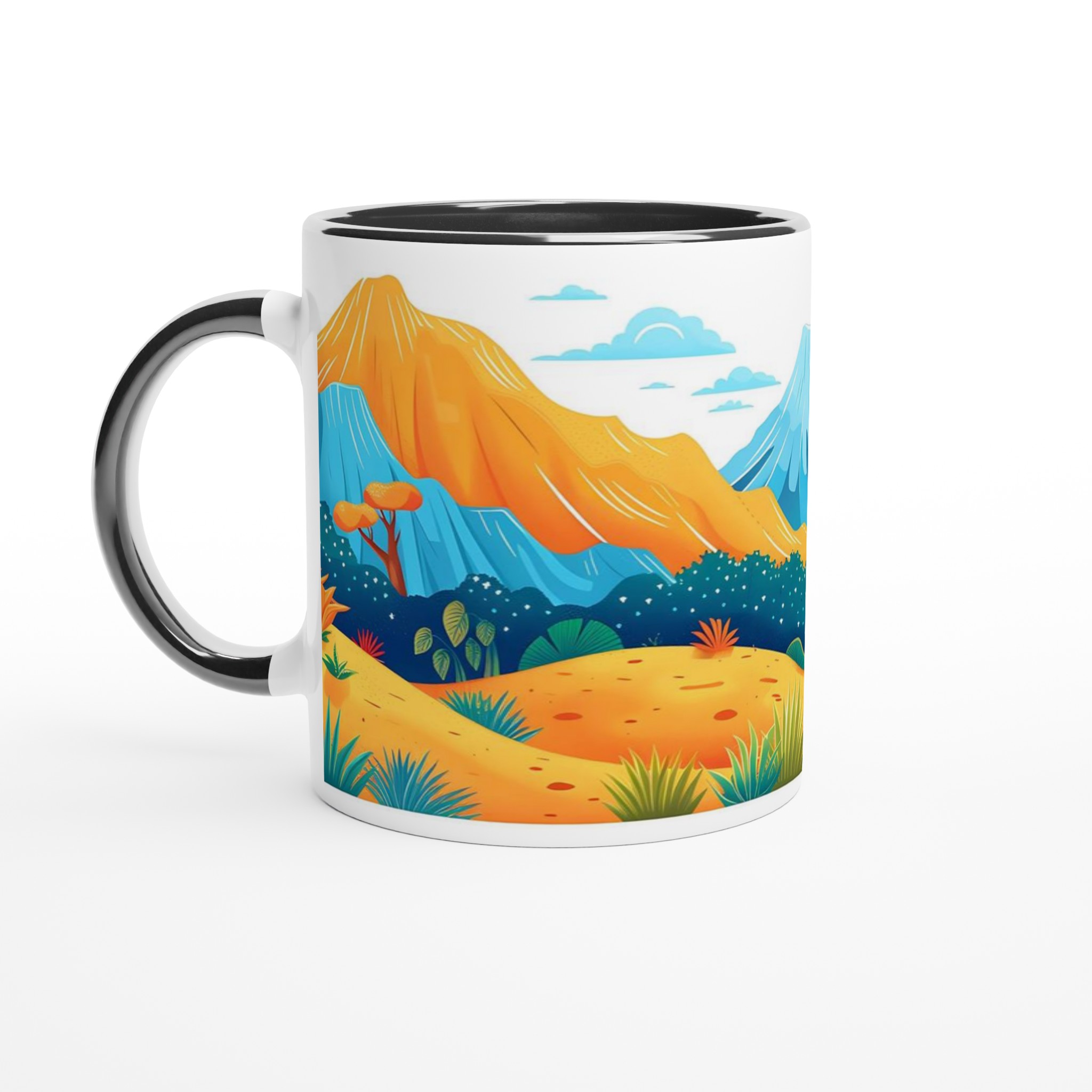 Färgsprakande Safari-Mugg - Unik Design i Keramik för Äventyr i Varje Klunk! 7 94a1a198-3fa1-4b29-9da8-b7a8b6836fea