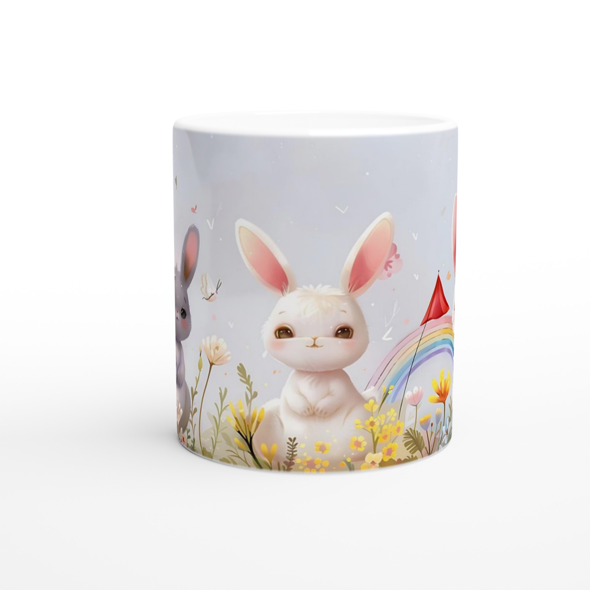 Sötaste Kaninvänner Mugg – Personlig Keramisk Kaffemugg i 7 Härliga Färger! 8 94ecc82c-3ecf-4837-8f2a-5226be10432a