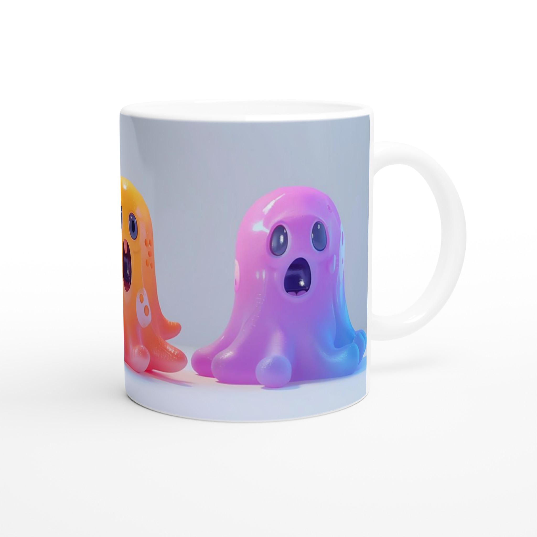 Förskräckt Bläckfisk Keramikmugg - Charmig & Färgglad 11oz Kaffemugg i Ditt Val av Färg 9 9520eddc-7d45-4d33-9004-07667d9c08f0