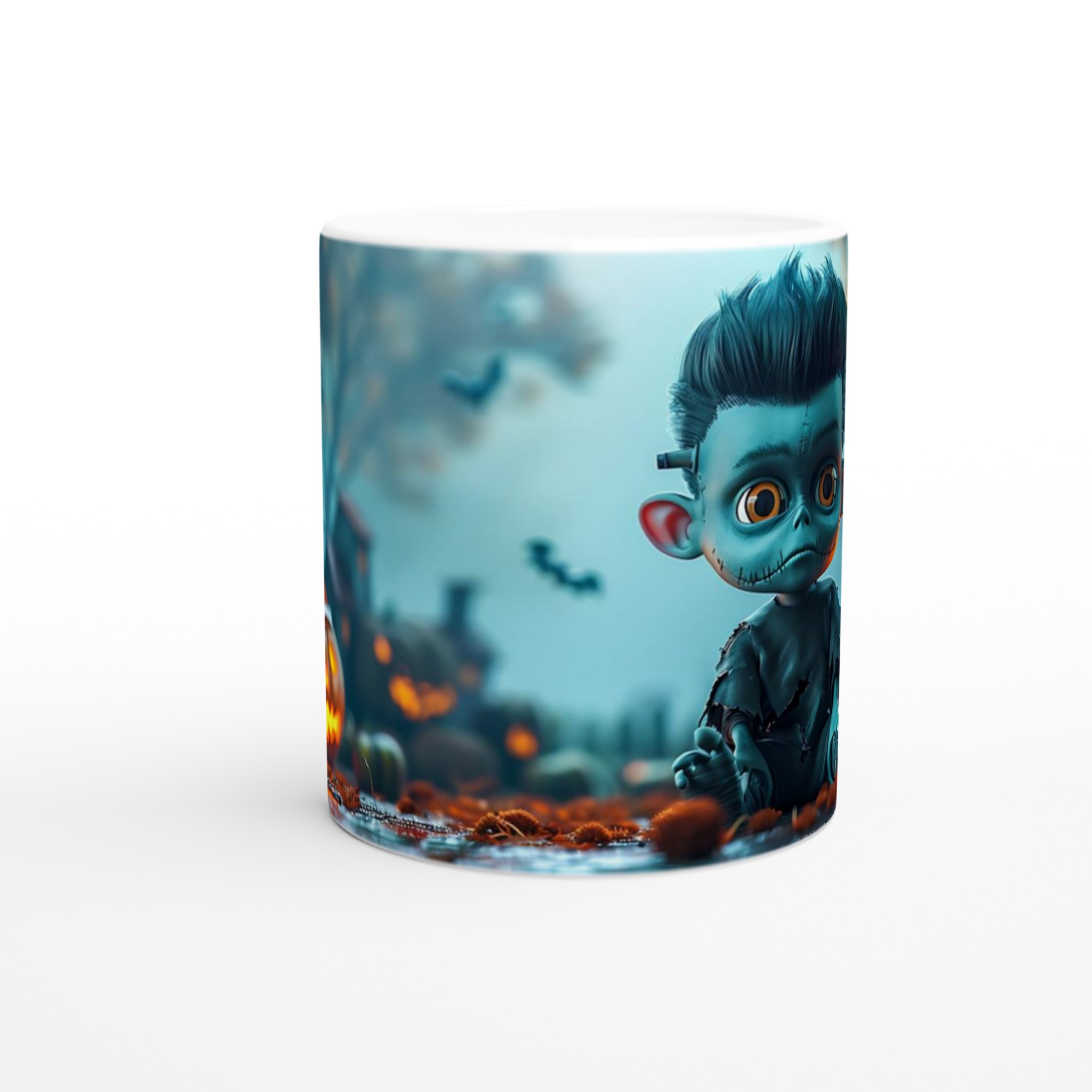Söt Halloween Mugg - Baby Frankenstein Motiv - Perfekt för Kusligt Mysiga Fika i Valfri Färg! 8 959df958-1af9-4a7b-9ace-8e6cf69bbfa5