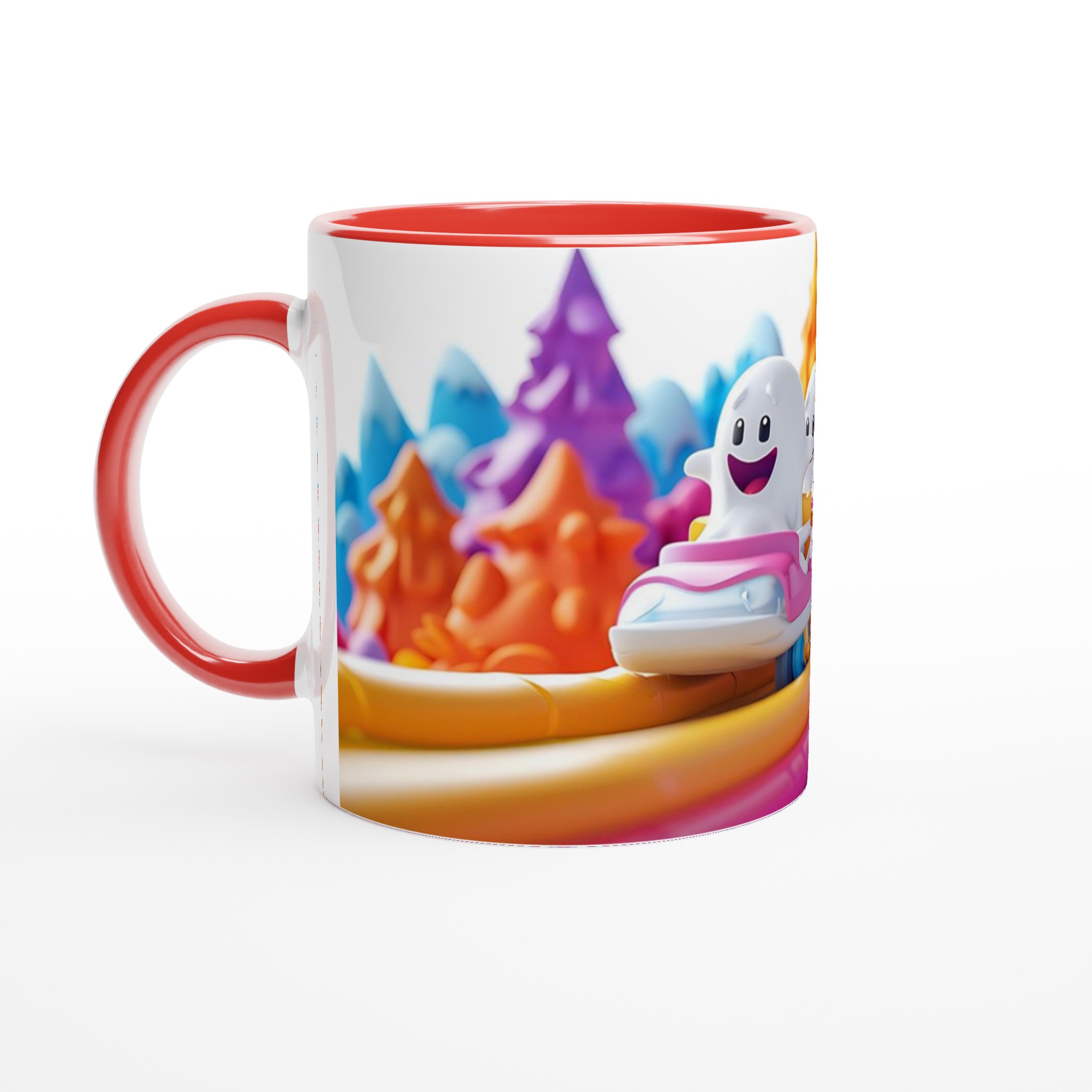 Glad Spöken Bergbana 11oz Keramikmugg - Livfulla Färger för En Lekfull Start på Dagen 2 959edbdf-6063-45ec-ab8c-469e85e68c51
