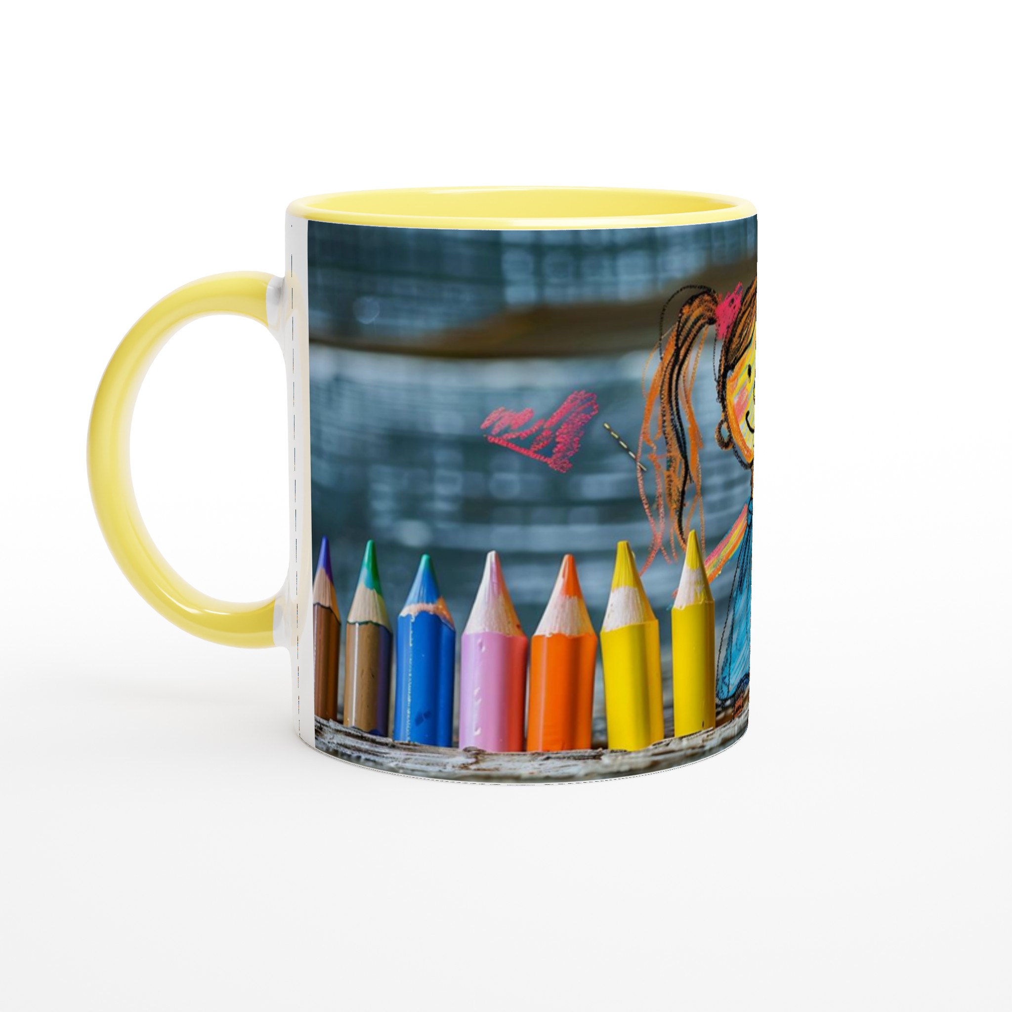 Kreativ Glädje: 11oz Keramisk Mugg med Lekfullt Barndesign – Välj Din Färg! 5 95f97b91-0734-4146-a351-5f50cdb7bc08