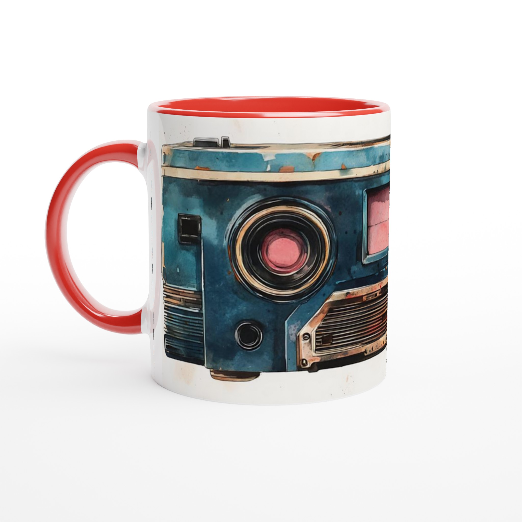 Retro Boombox Akvarell Keramisk Mugg – Nostalgisk Design i Ditt Val av Färg 5 96453337-90f5-40e0-abee-85095ca0efcb