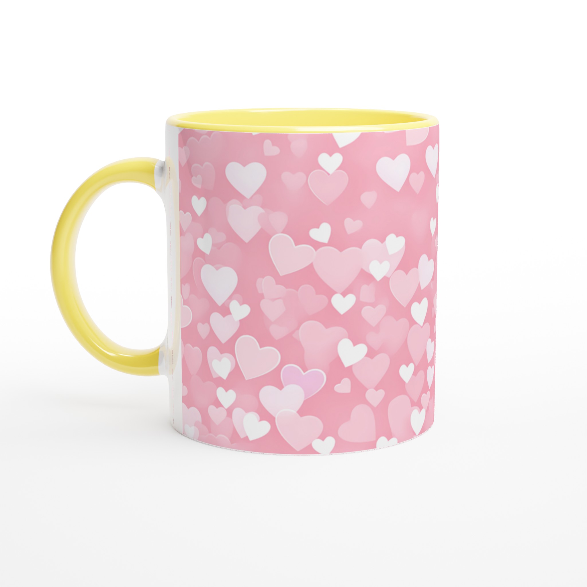 Rosa Kärlekshjärta Mugg - Romantisk Keramisk Mugg för Kaffe & Te i Flera Färger 5 96d76155-4f08-49e5-9408-2a1b35374660