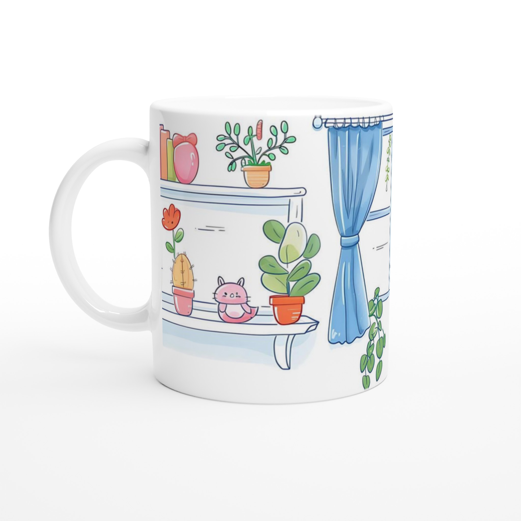 Mysig inredning keramikmugg – personlig design i ditt val av sju livfulla färger, 11 oz 1 96fee80b-694a-4c5d-ae58-2d8f6431830c