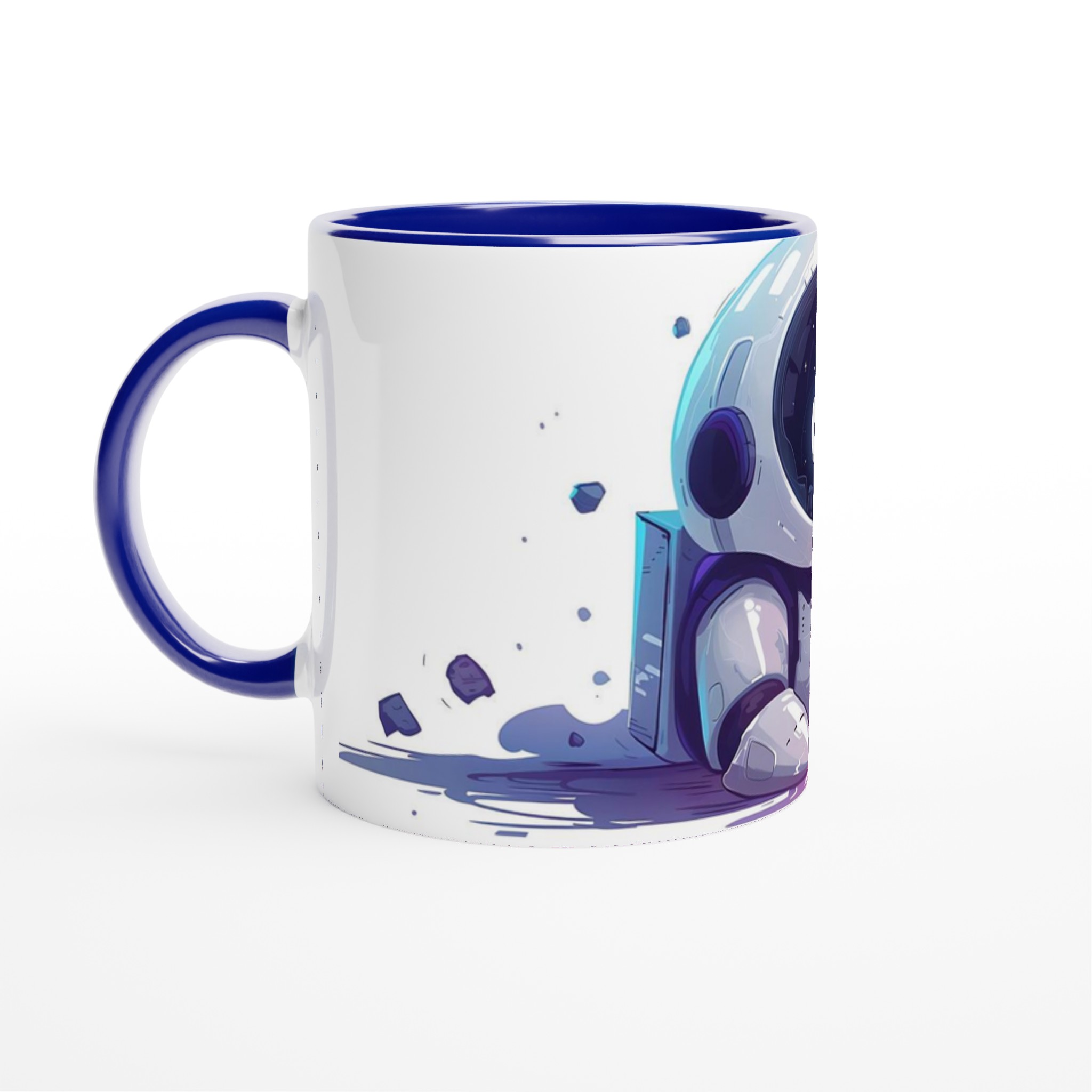 Cosmic Cutie Robot Mugg - Unik Keramisk Mugg med Astronautdesign i 7 Färger 4 9778f060-cf14-4203-8024-5803e50bb86d