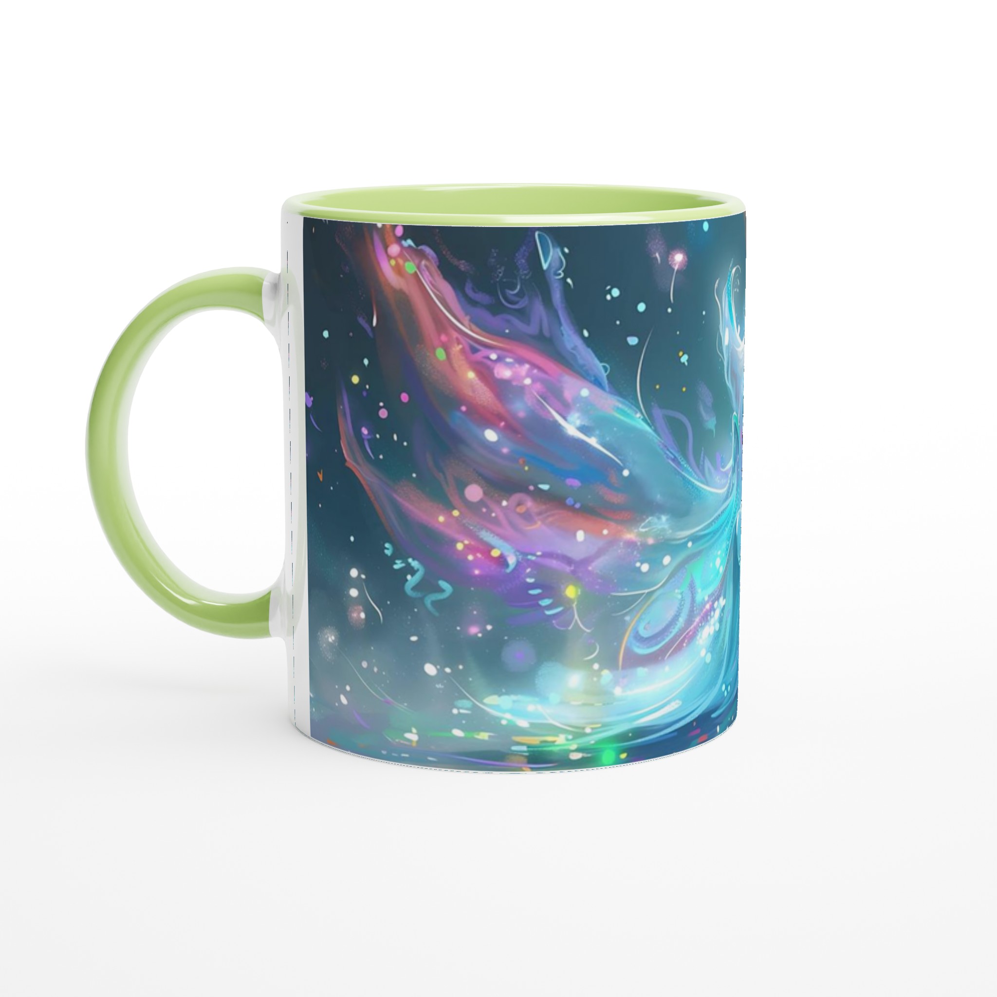 Förtrollande Glitter Ande Mugg - 11oz Keramikmugg i ditt val av 7 livfulla färger 3 97803ba0-6fe4-4816-bc78-9002af1fea94