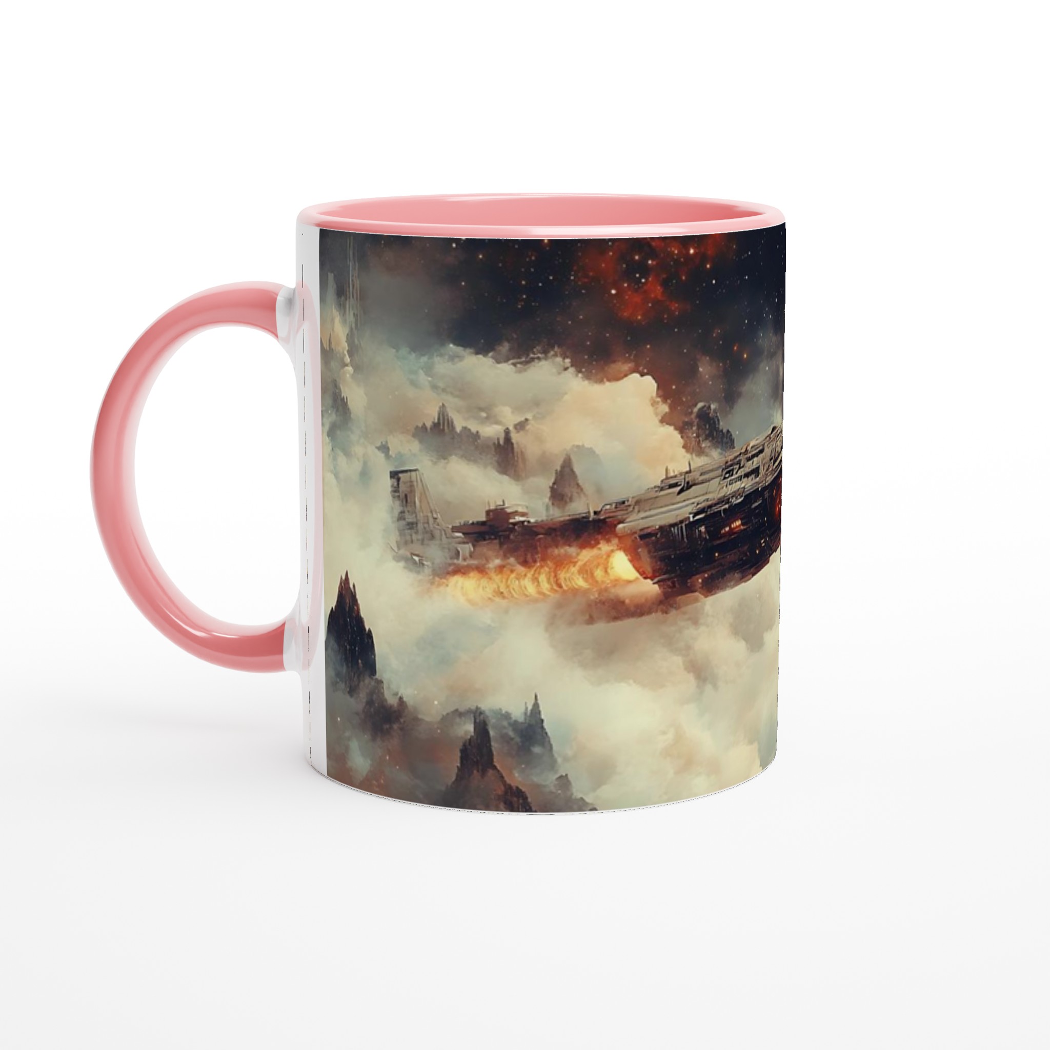 Kosmisk Rymdskeppsmugg – Äventyr i Vintergatan 11oz Keramikmugg 4 97cb5d37-5581-4836-97f4-98bddaca90ff