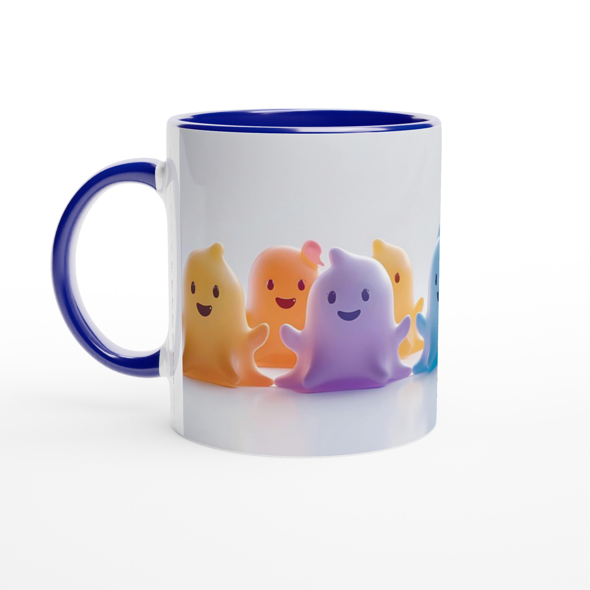 Mångfärgad 'Kawaii Vänner' 11oz Keramisk Mugg – Personlig Design i Flera Färger 4 97e3e764-5efe-4a27-9d23-0dabe7cb14e2