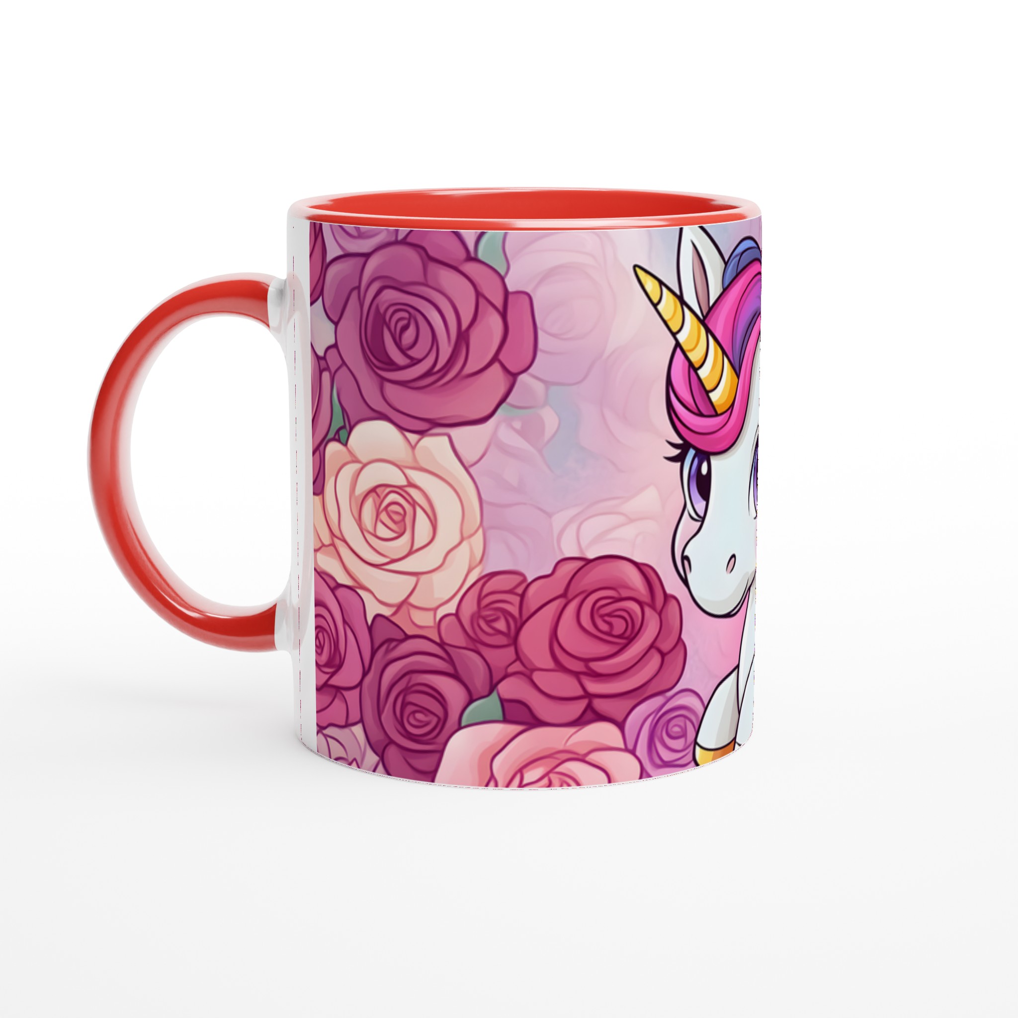 Magisk Enhörningsmugg - Förgyll Din Vardag med Rosa Rosor & Fantasi! 2 97efb45e-00a7-480a-b007-17154109be67