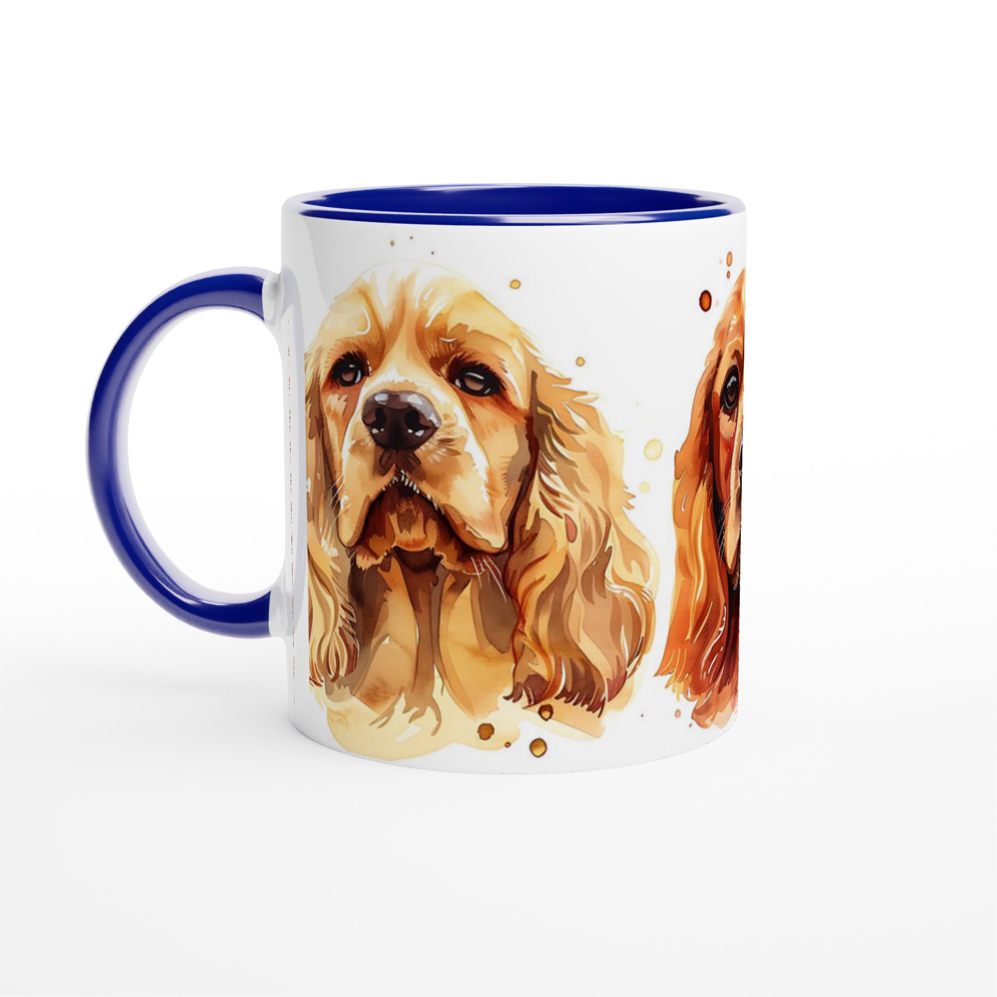 Cocker Spaniel Akvarell Mugg – Personlig Kaffemugg i 7 Färger 7 9810a910-3c32-4233-ad2b-9c495ccbee73