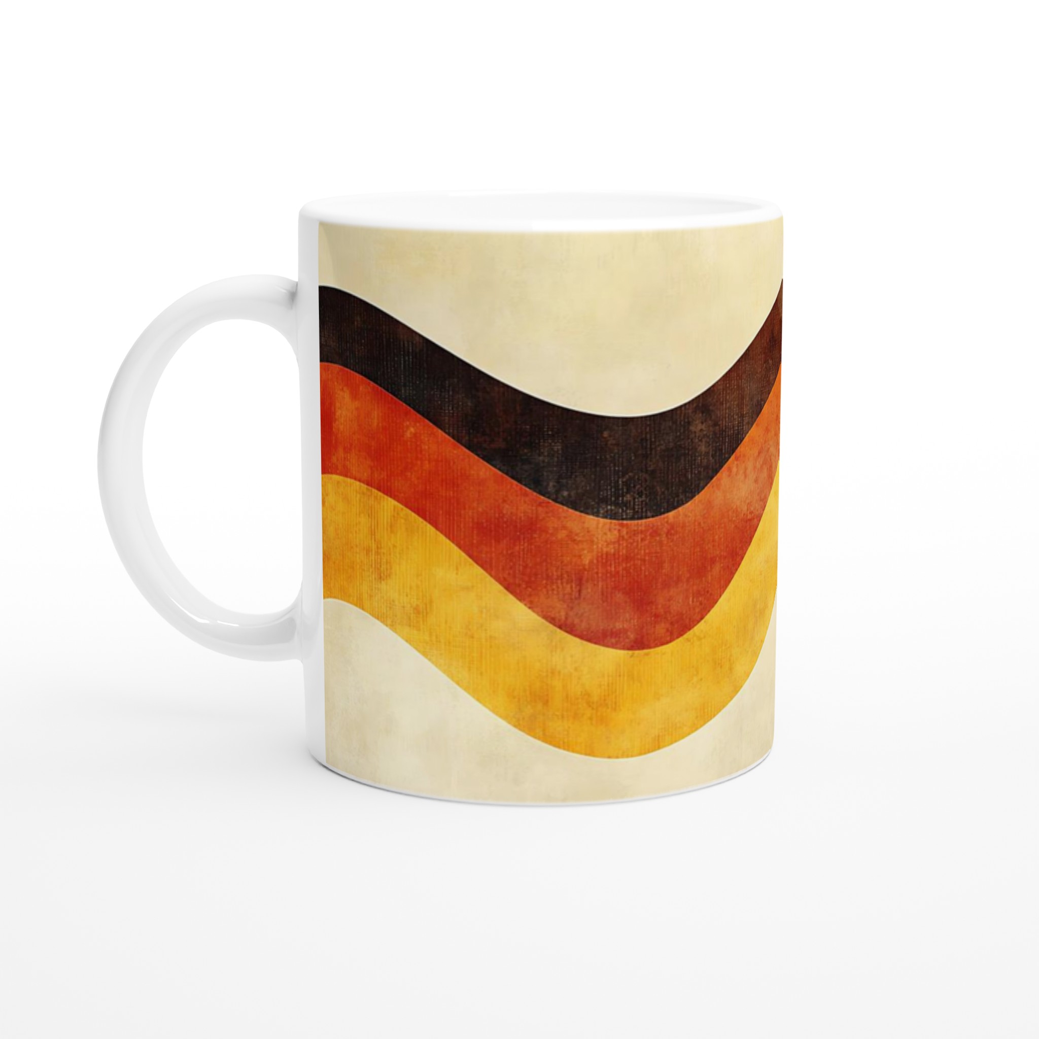 Retro Vågmugg – 11 oz Keramisk Kaffekopp med 70-talsinspirerad Design för Din Favoritdryck 1 98140a99-ffd6-4858-97ef-ae474fa5661b