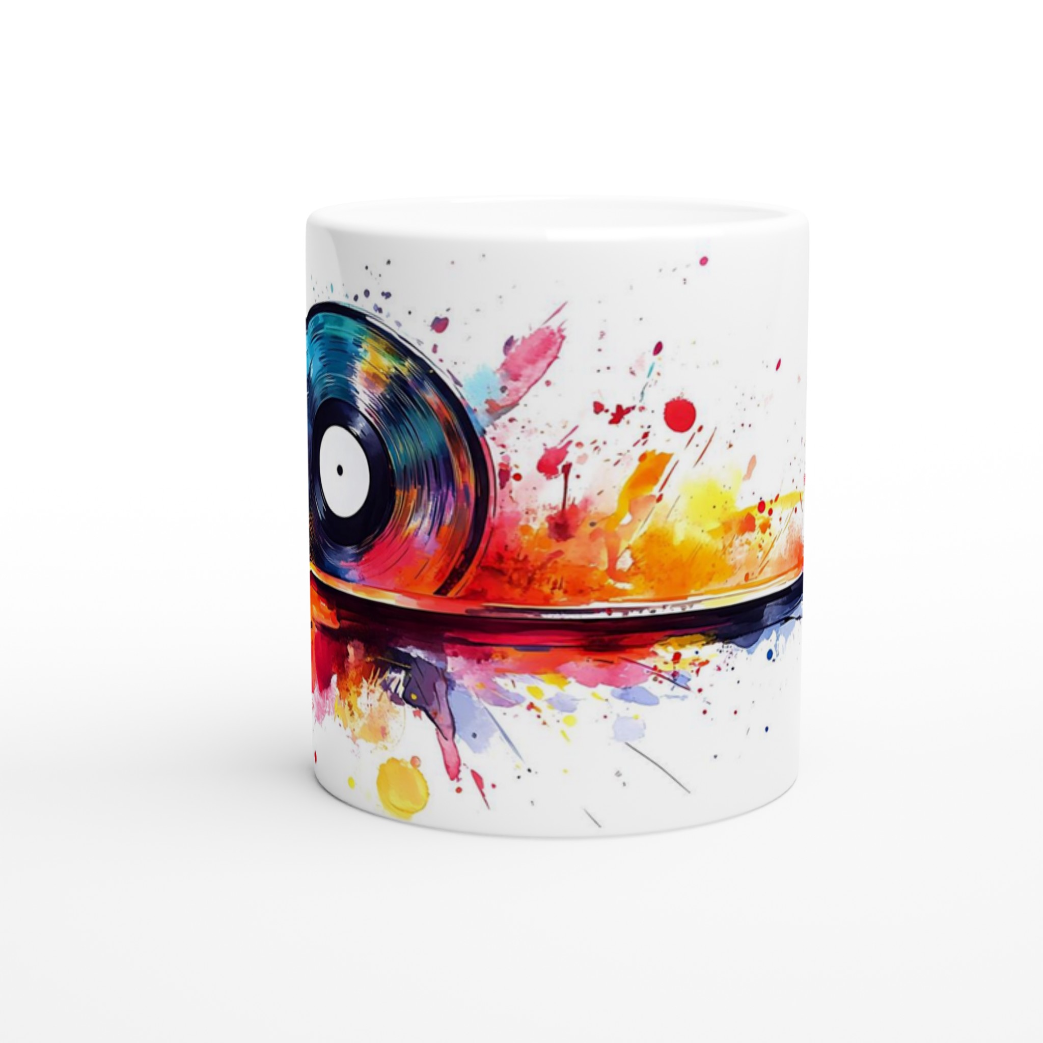 Abstrakt Vinylkonst Keramikmugg – Dynamisk Färgexplosion för Musikälskare, Välj din Favoritfärg! 8 981c4b59-7ba1-471a-a351-8af7451e9660