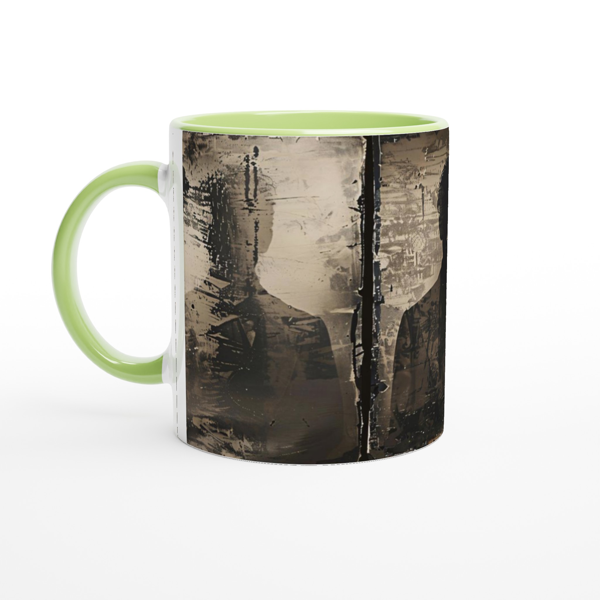 Abstrakt Silhuett Mugg - Konstnärlig Urban Chic Keramik i Flera Färger 3 982de92b-d418-4845-b3e5-8f55ad9a0fb4